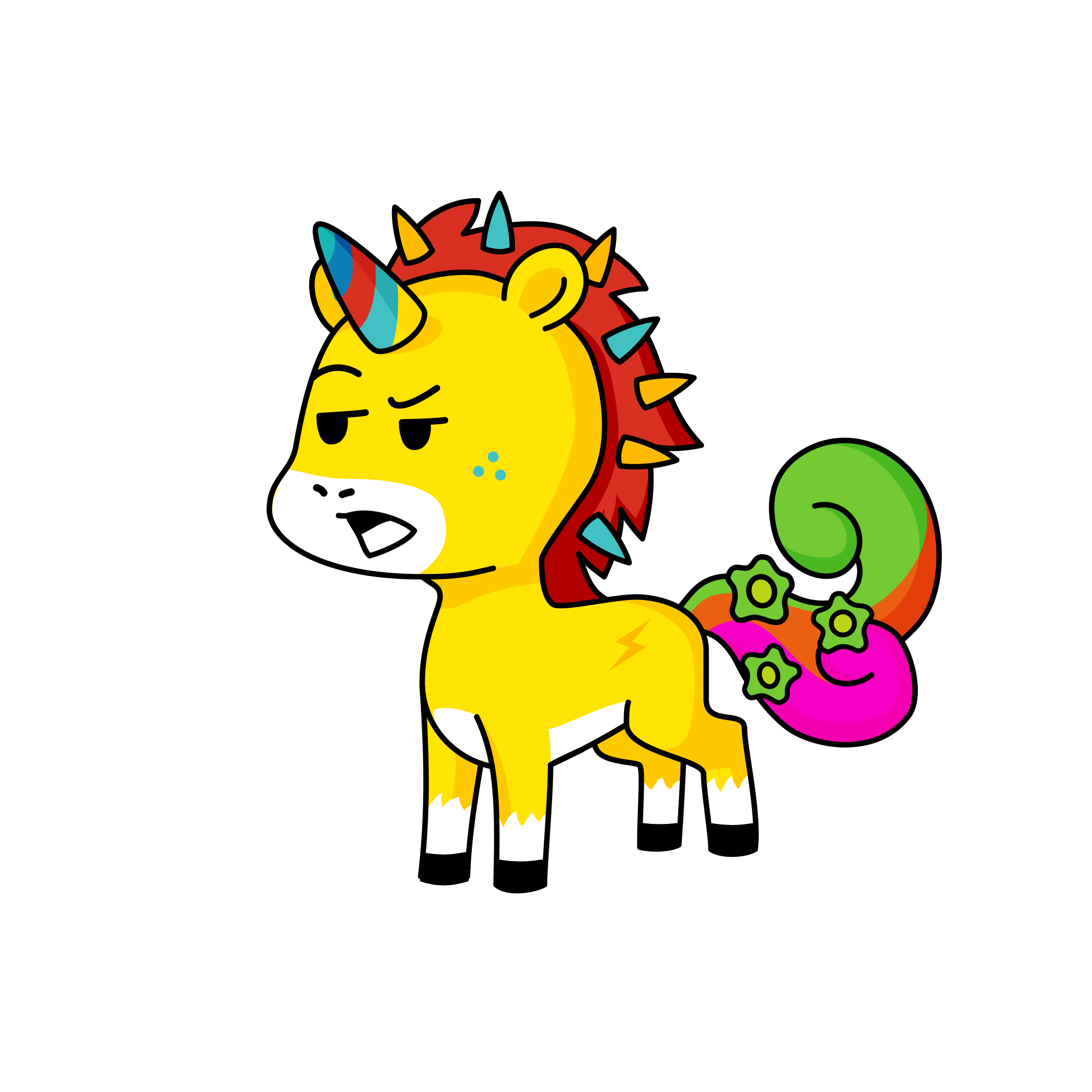 Do not ever (EVER!!!!!) click a green horse, the unicorn