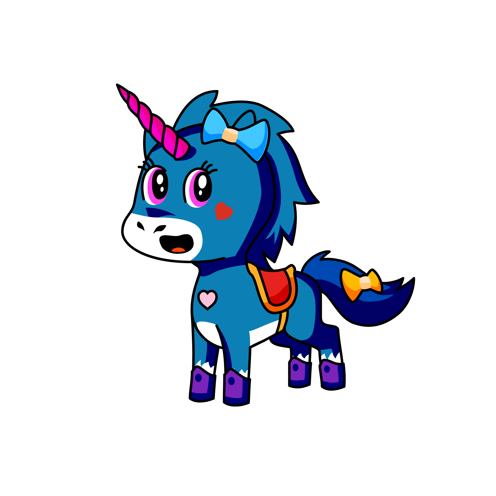 stitch, the unicorn
