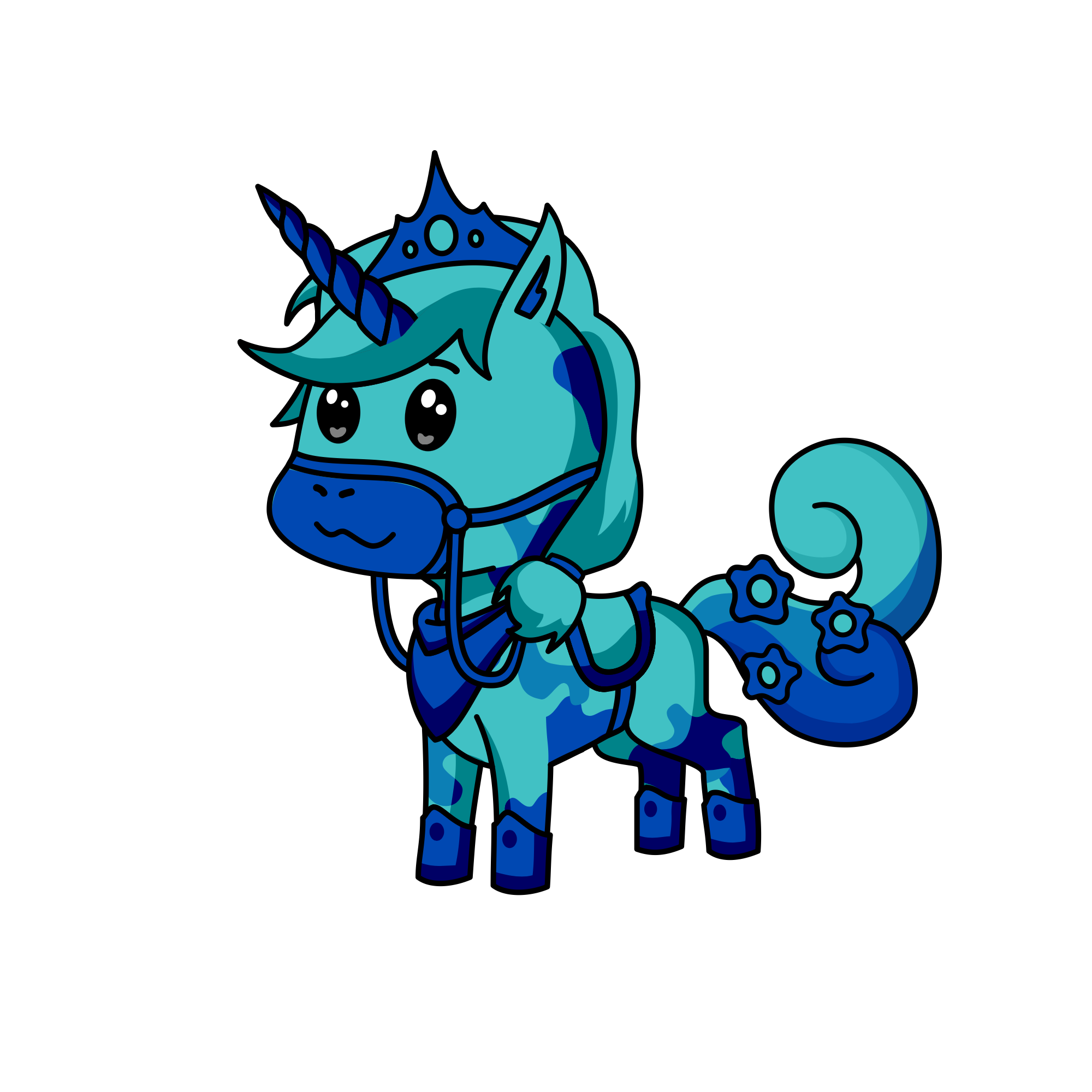 Biggest watery nigga horse, the unicorn