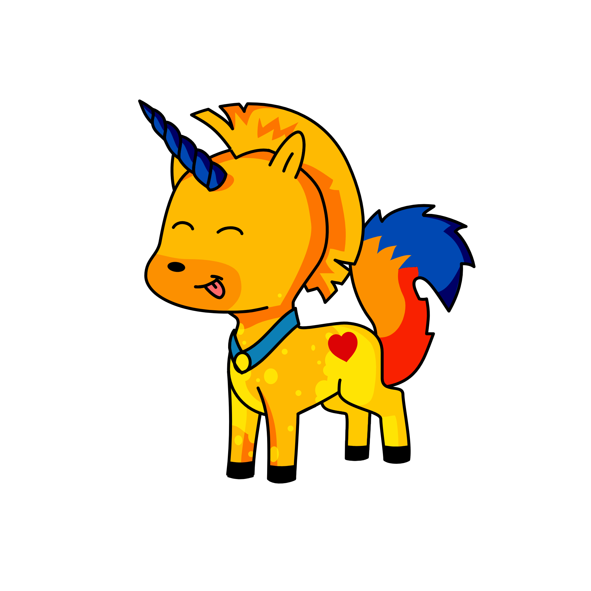 Ykciv, the unicorn