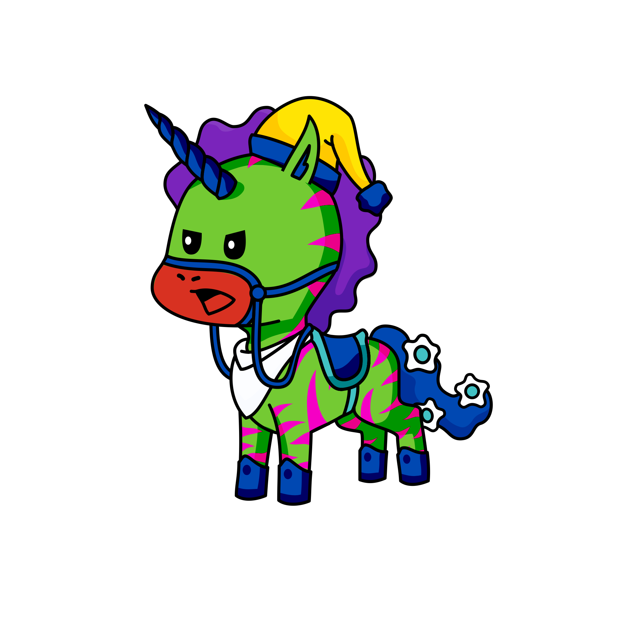 It’s It’s cracking out, the unicorn