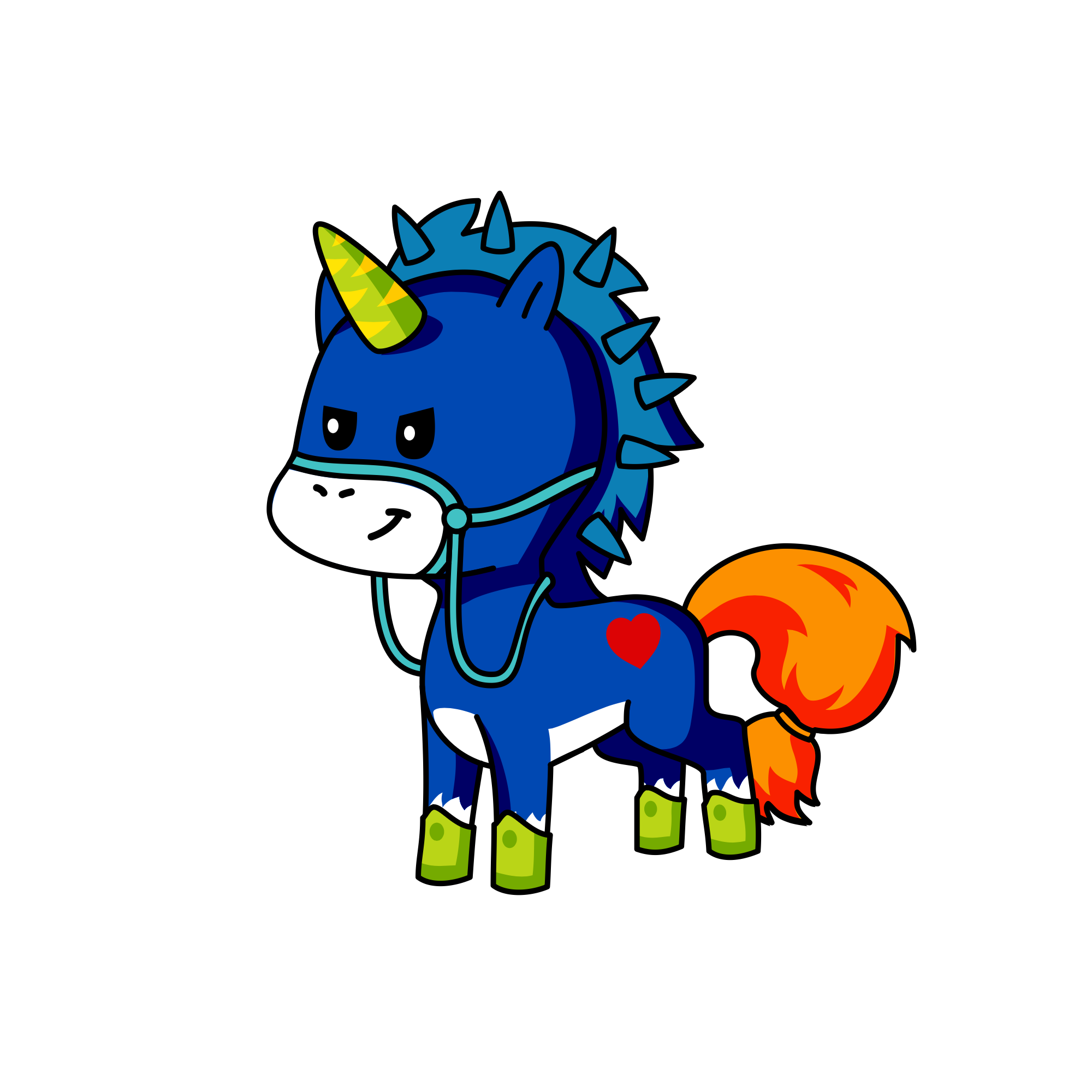 IT’S SO BLOCKY , the unicorn