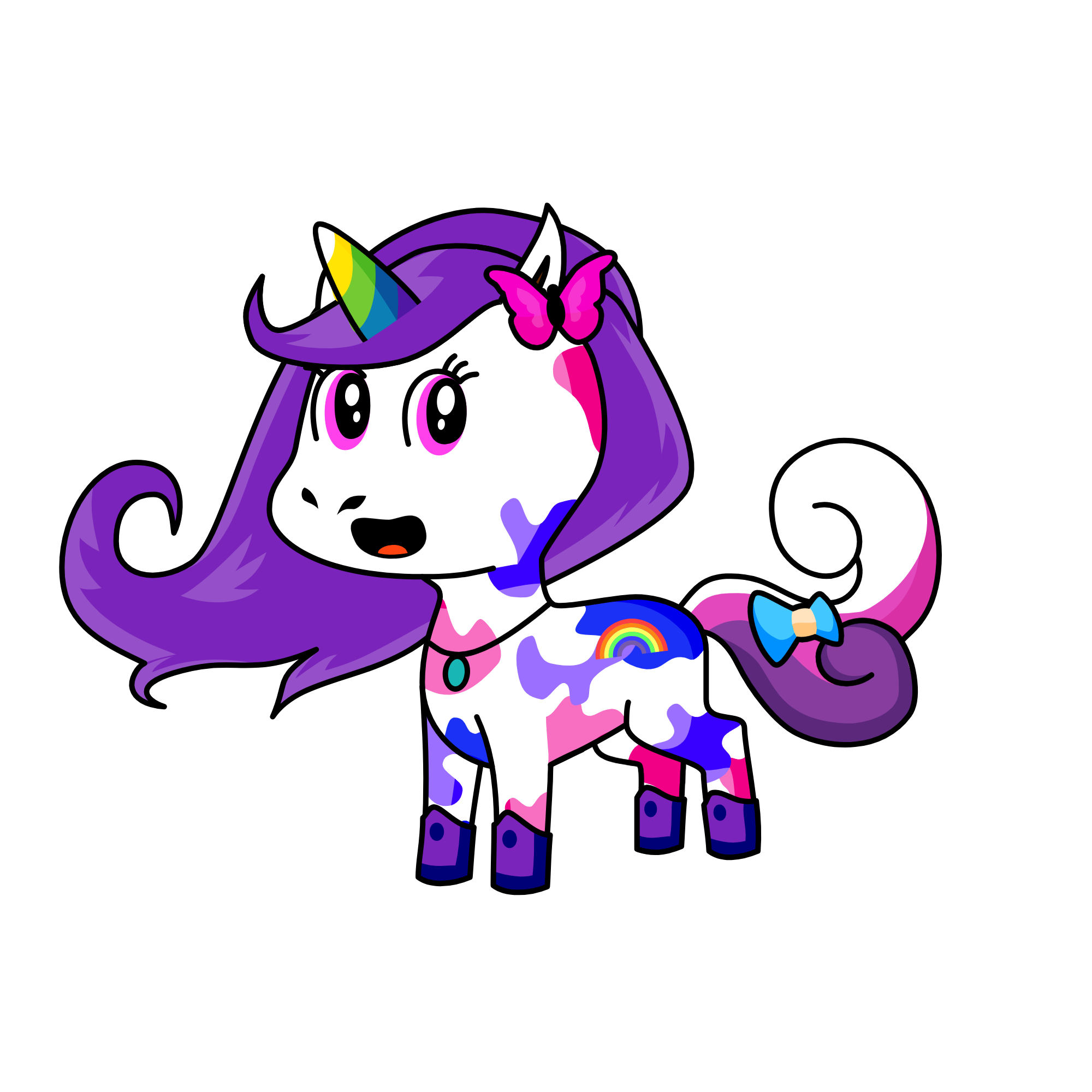 Butterscotch , the unicorn