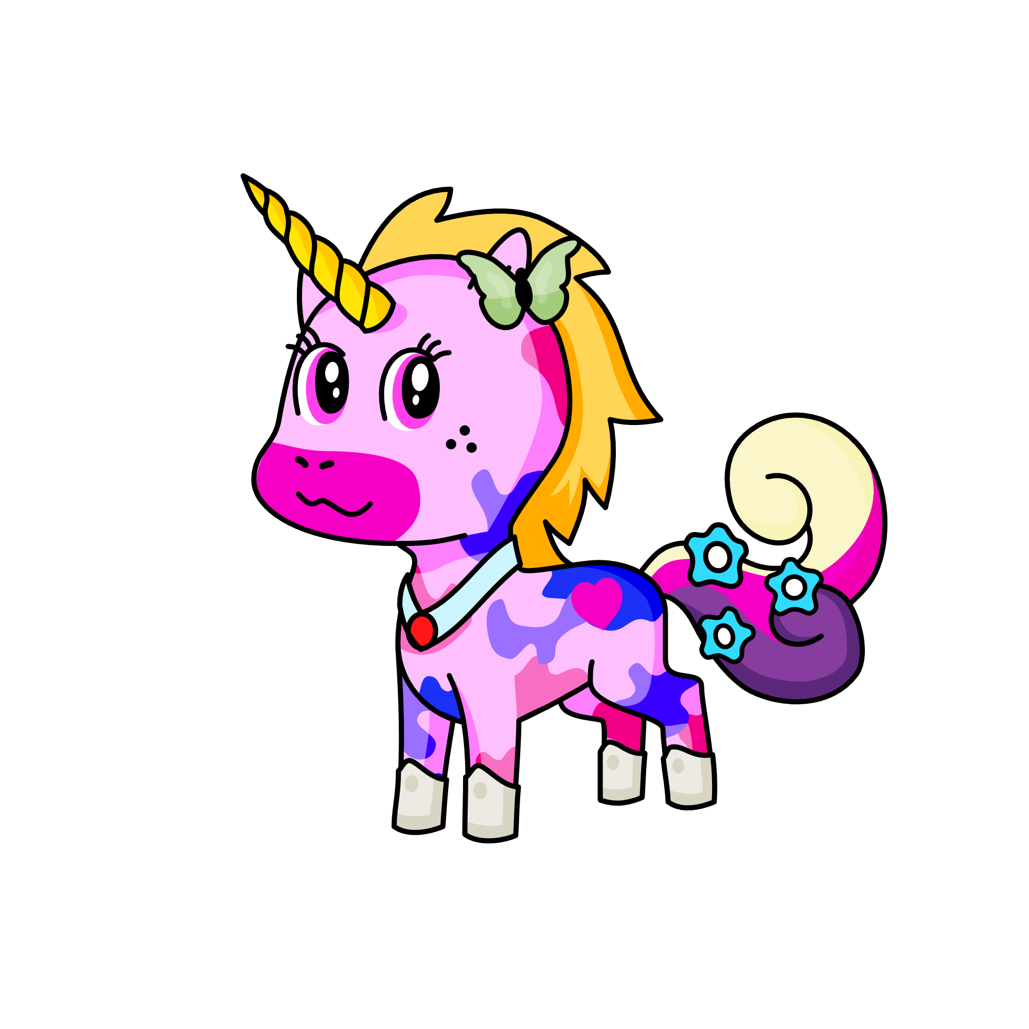 sparkles, the unicorn