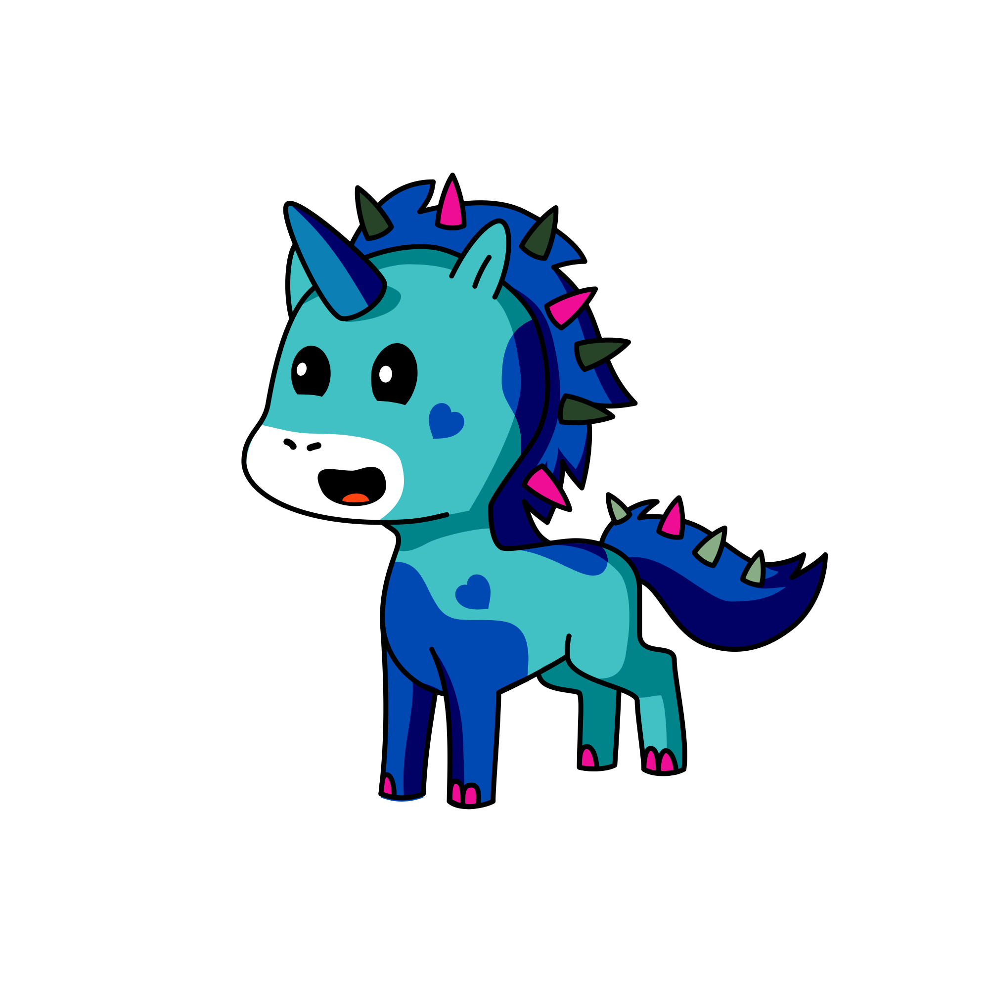 Water horse, the unicorn