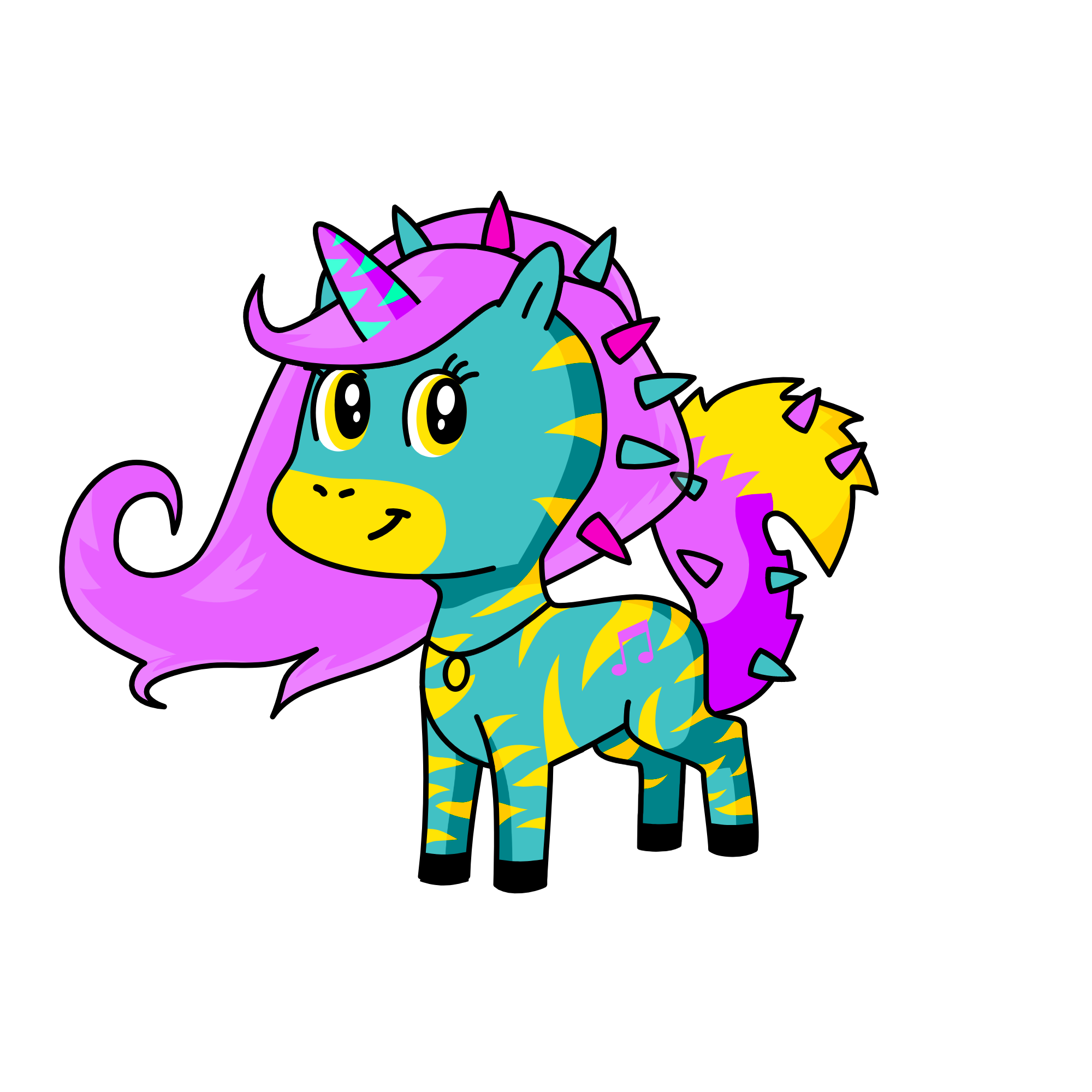 Misty, the unicorn