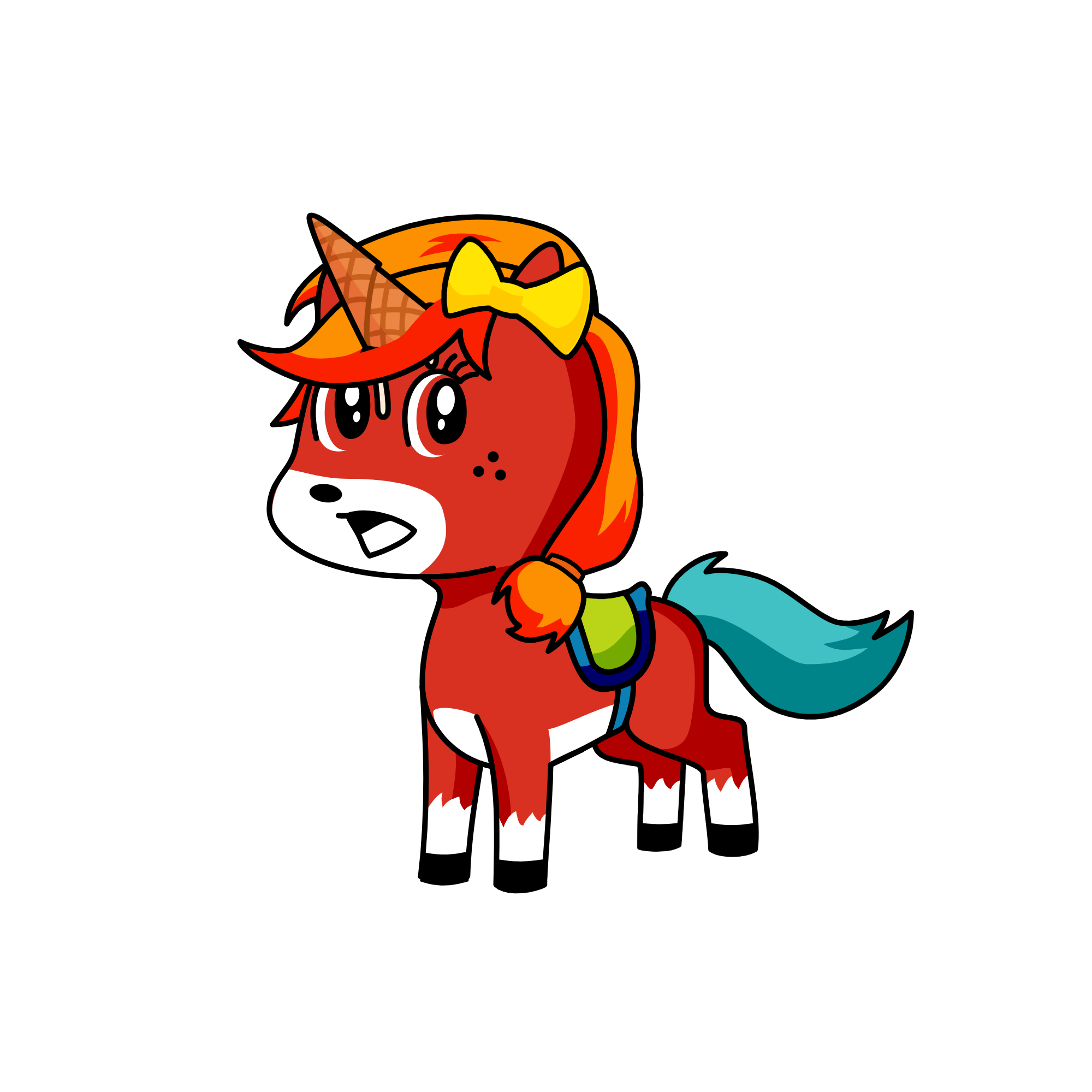 ;-;, the unicorn