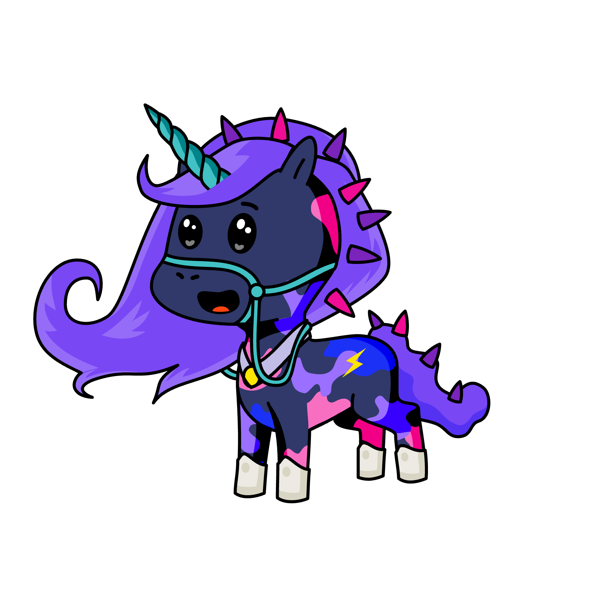 Moonlight, the unicorn