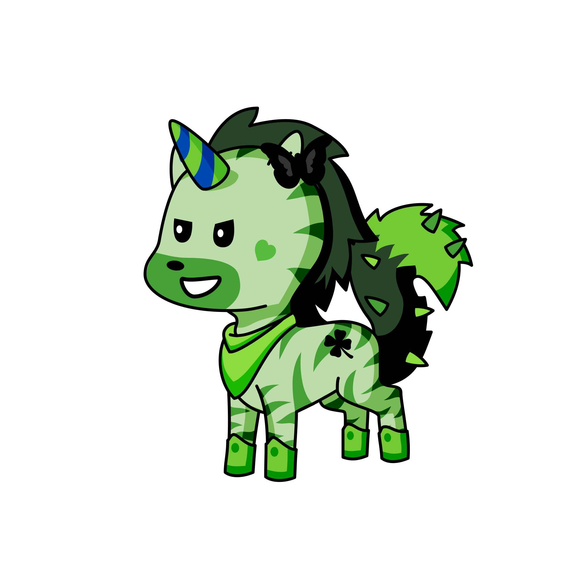 Zombie on the MOON!?, the unicorn