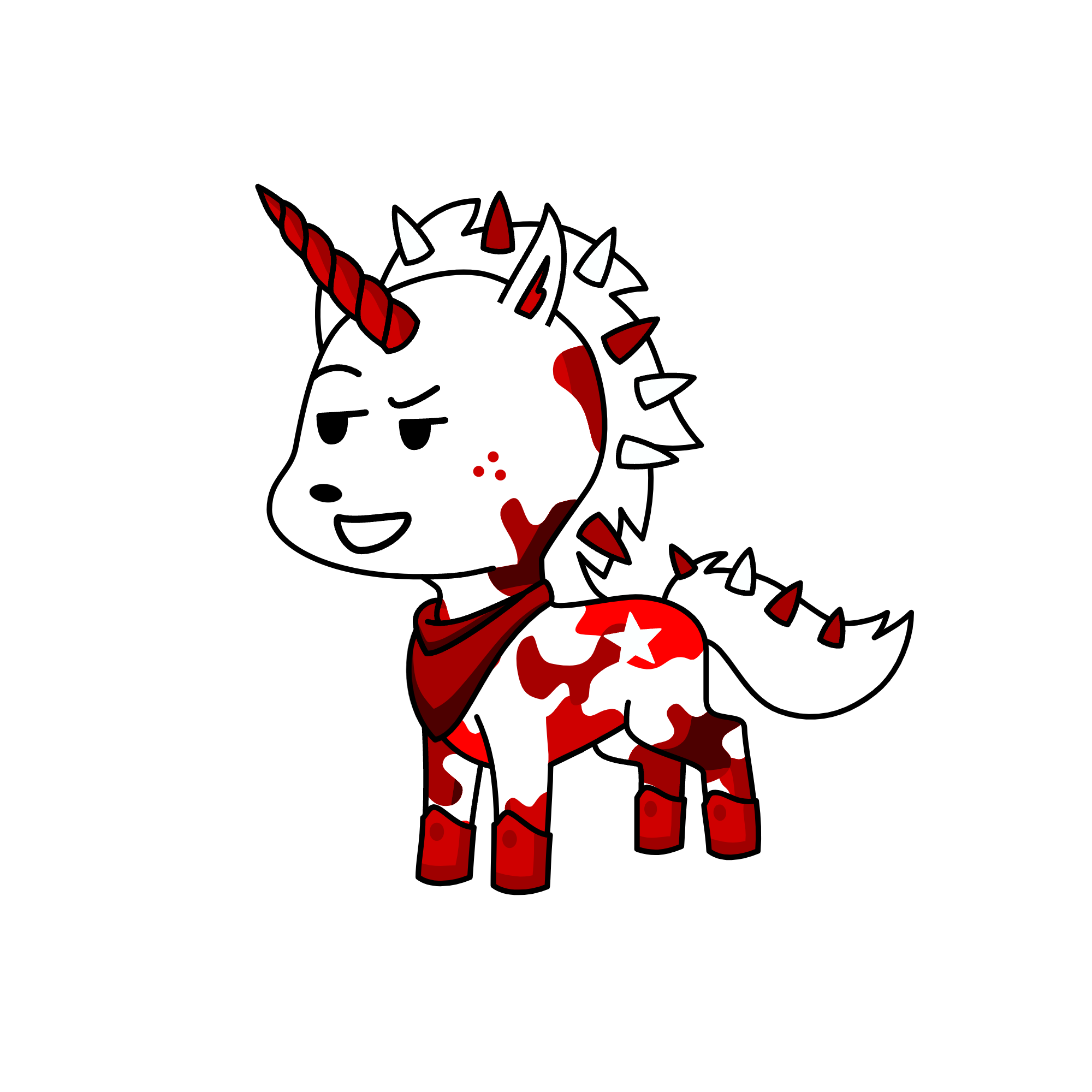 my stupid ass pad during my period😭, the unicorn