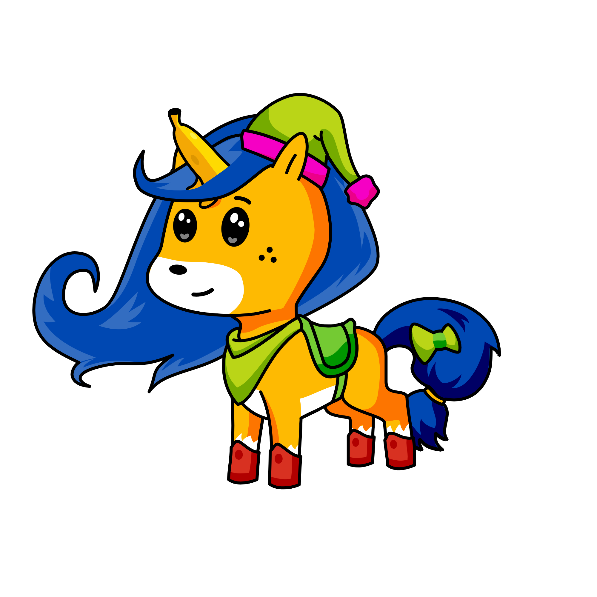 Dragon sim is an online game, Jami, the unicorn