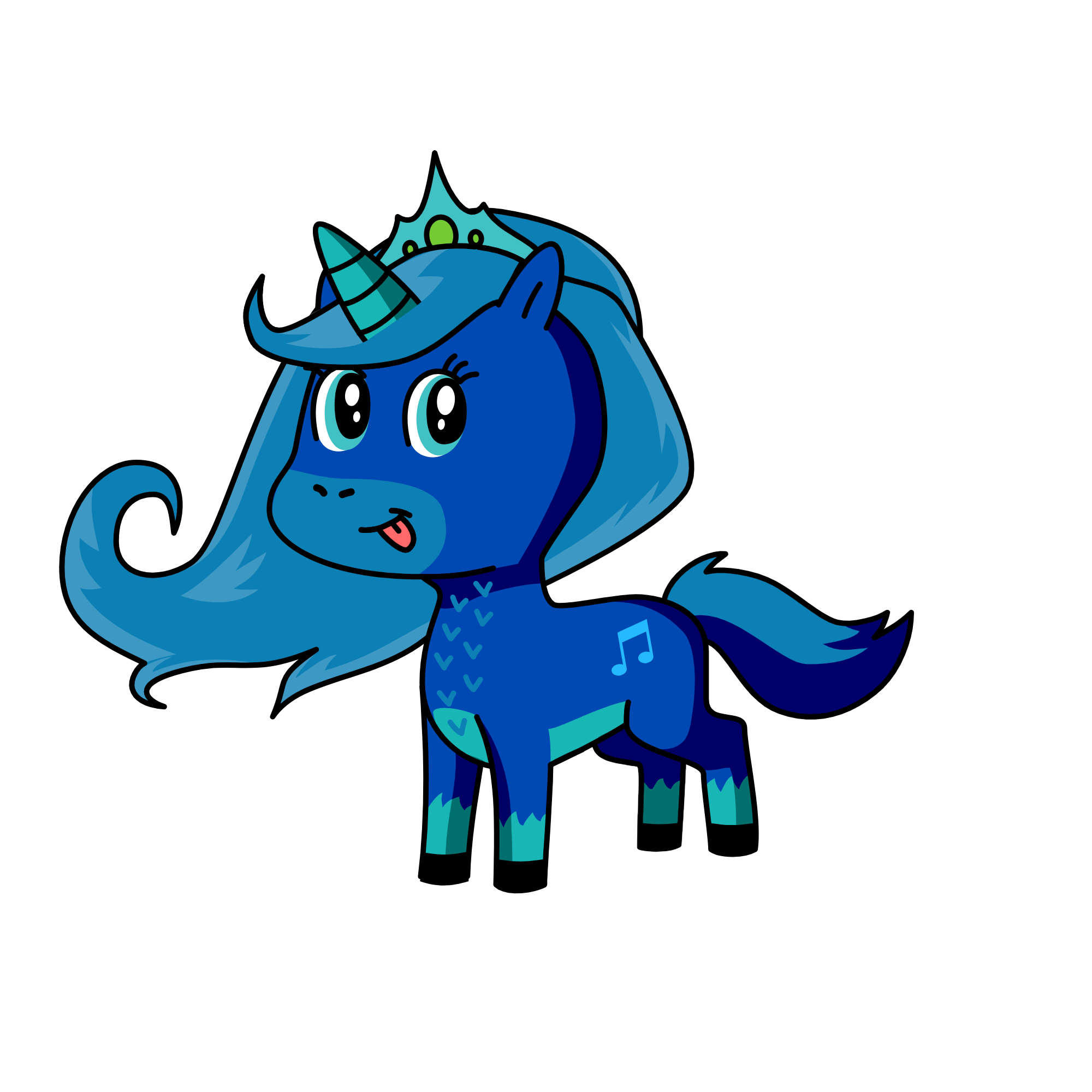 Midnight, the unicorn