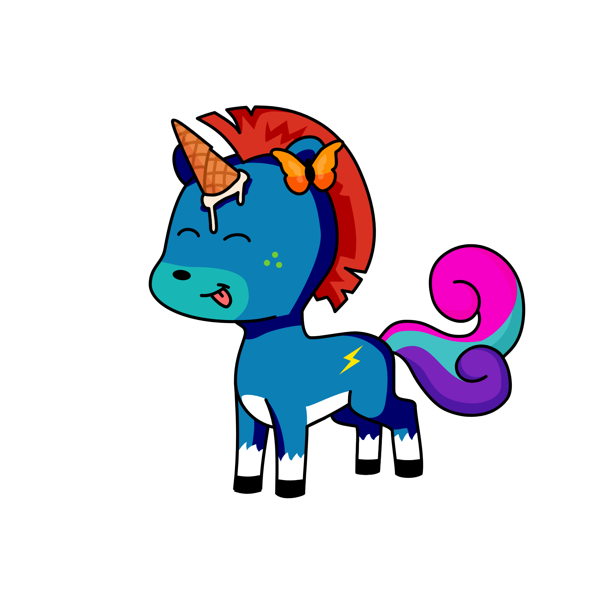 Ice Cream maddness, the unicorn
