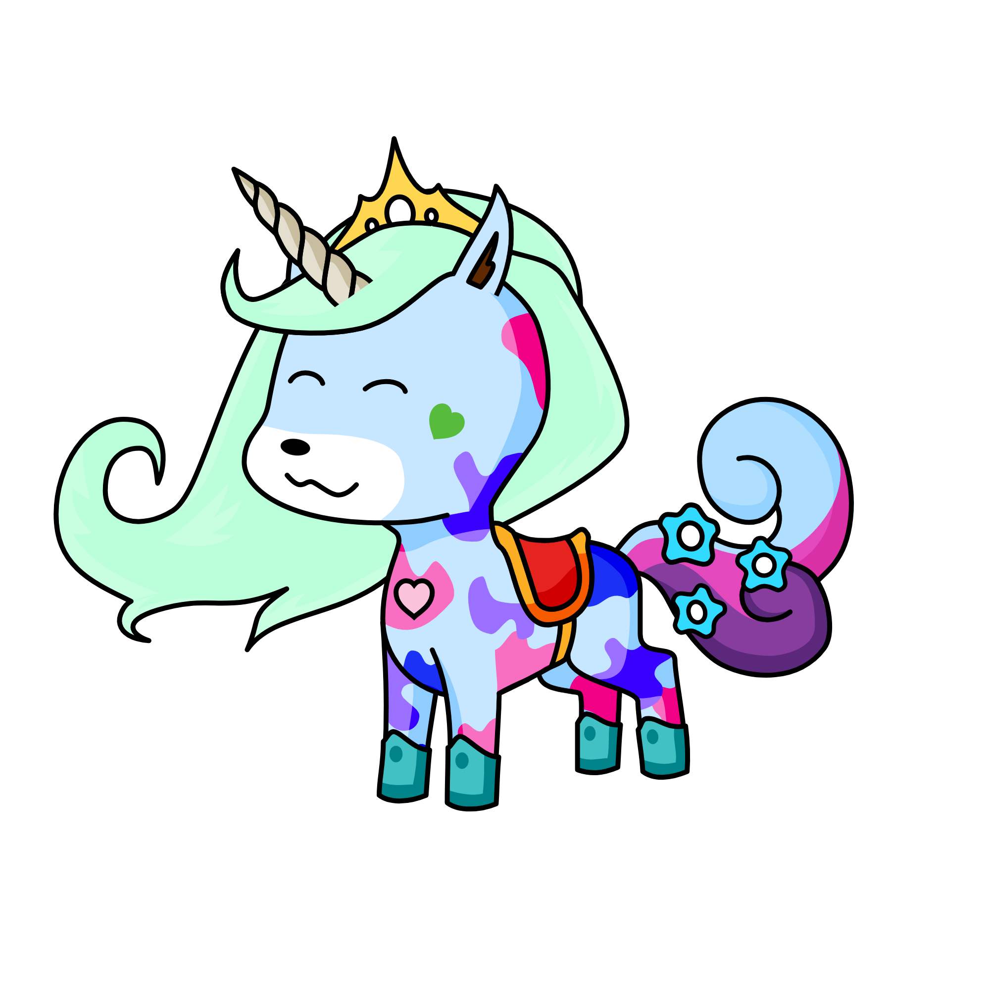 prisses gg, the unicorn