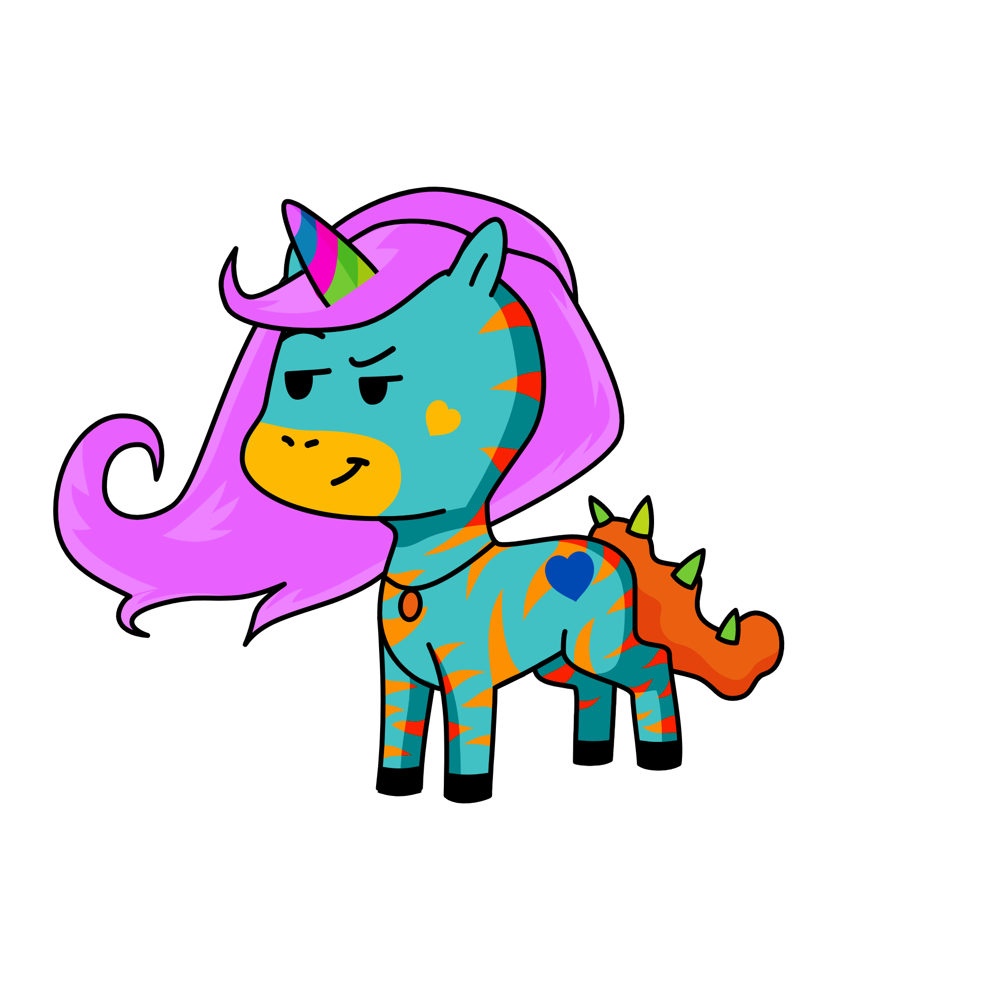 Spolge, the unicorn