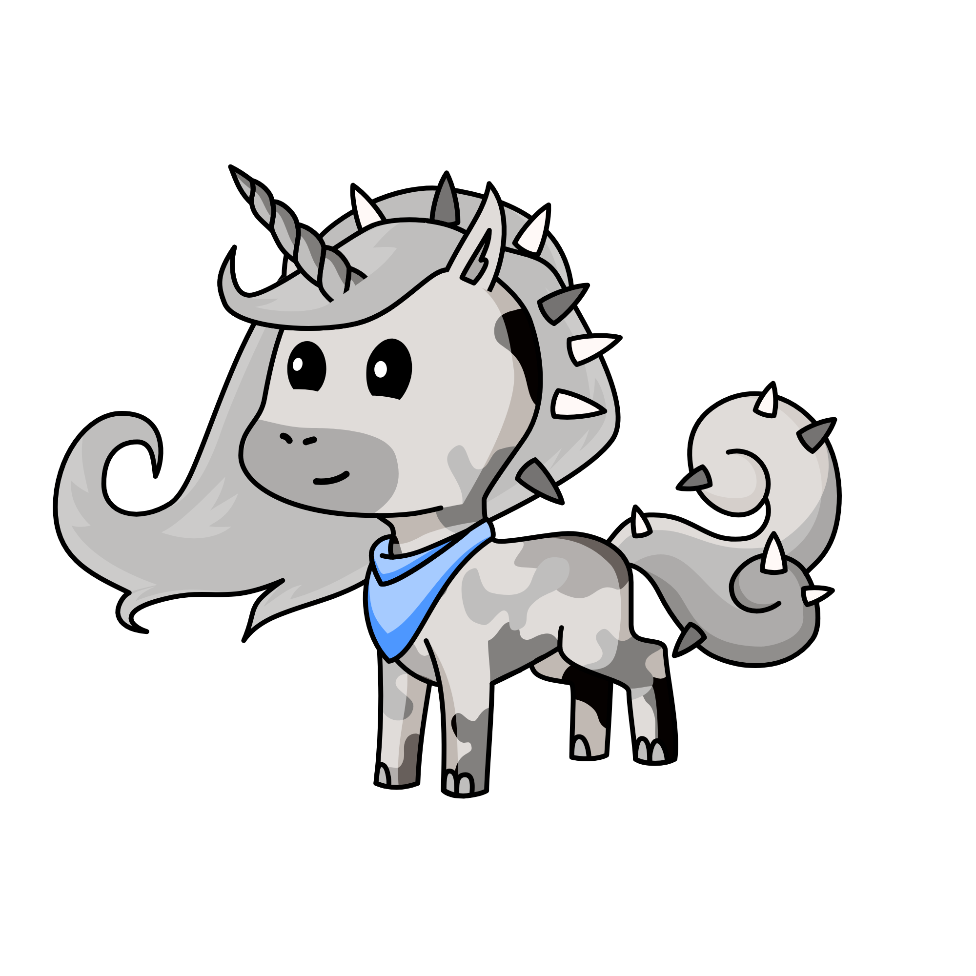 Wolfy, the unicorn