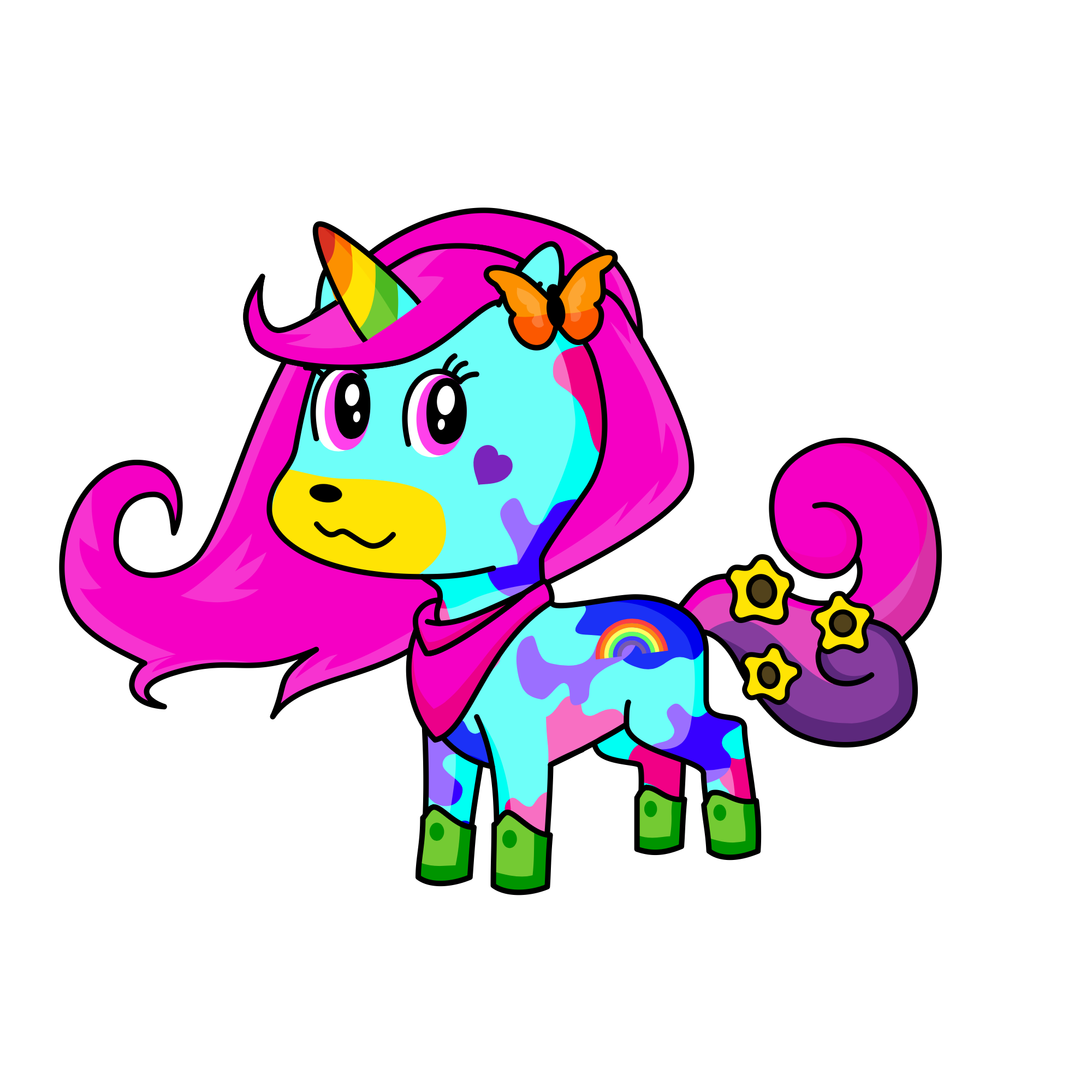 bubble, the unicorn