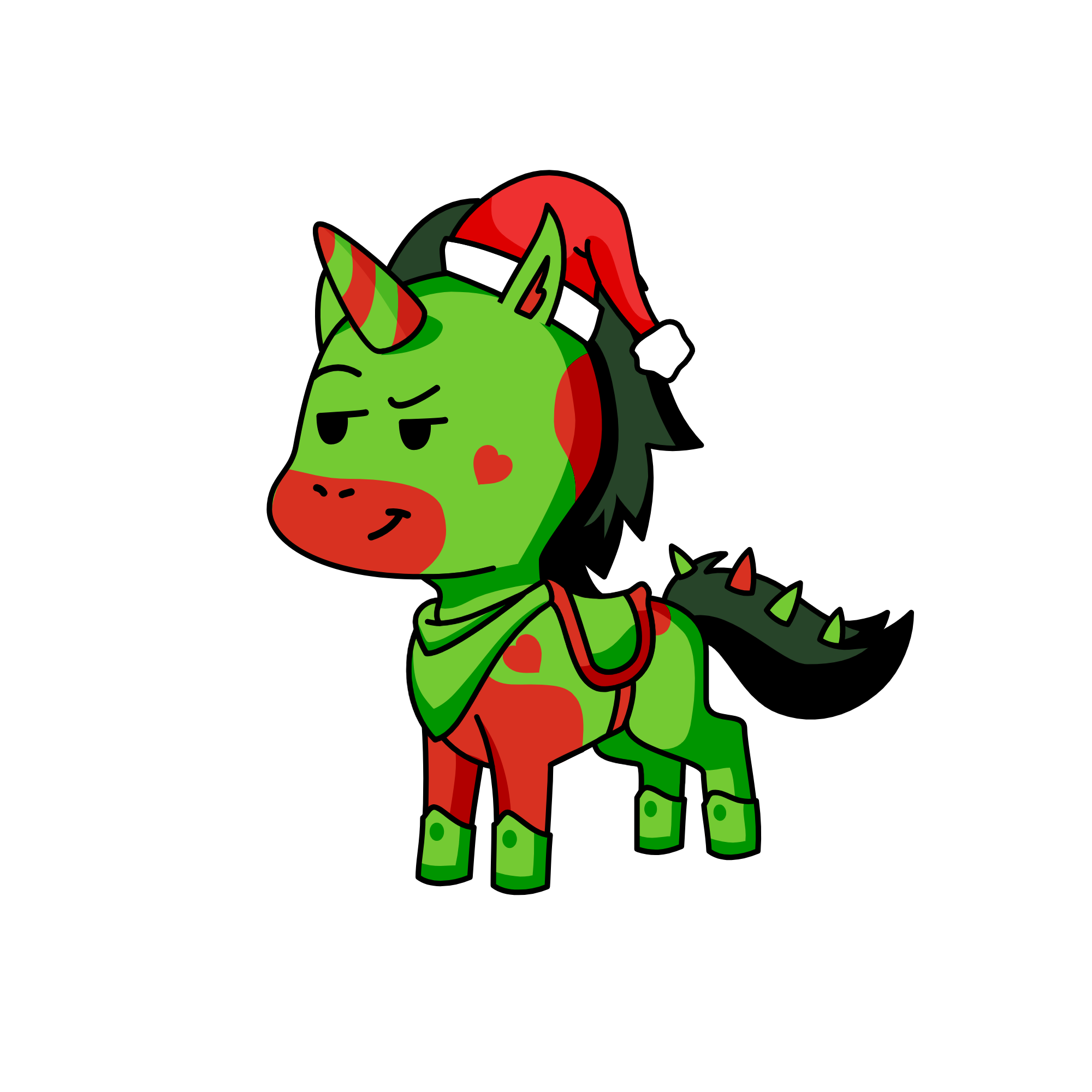 chrismas uni, the unicorn