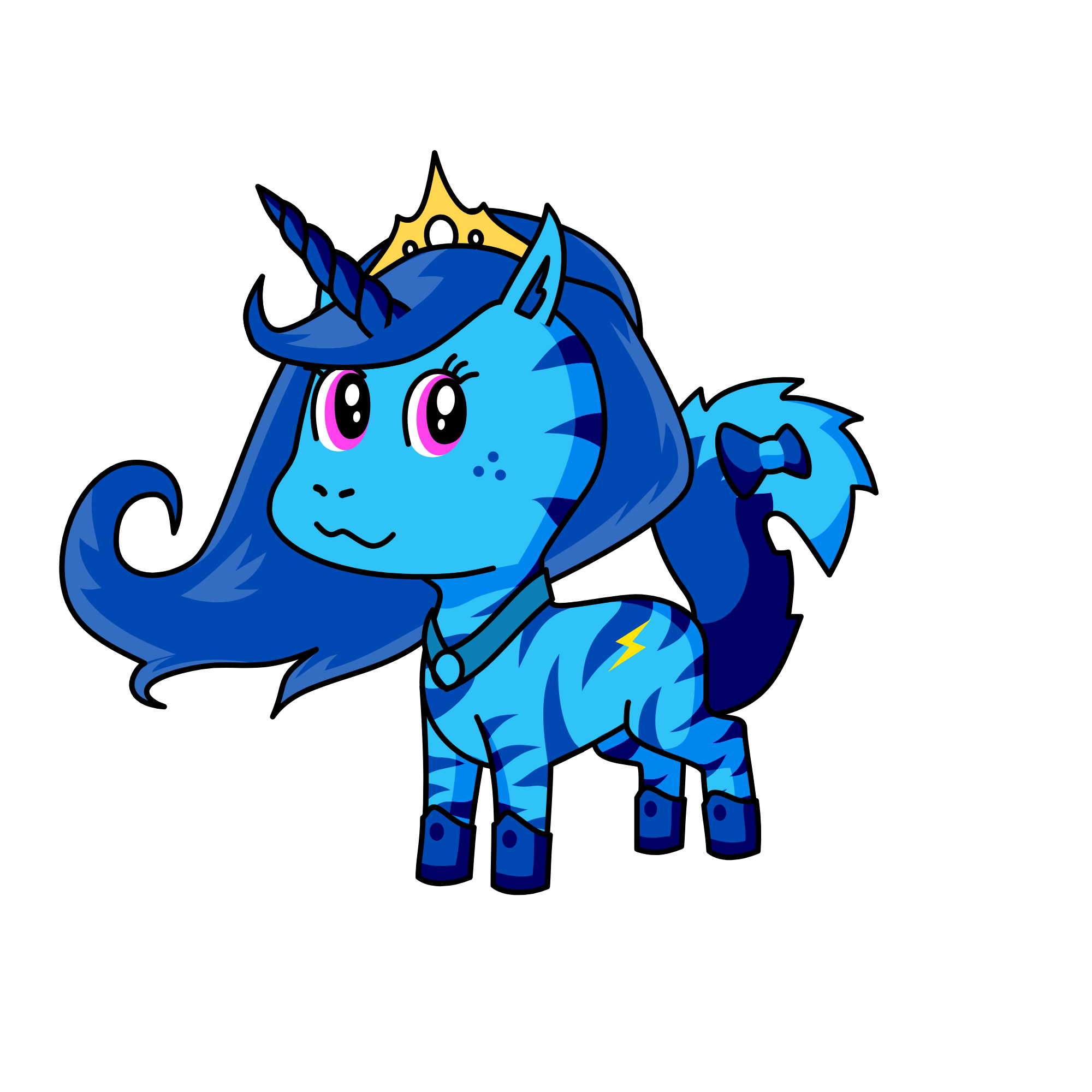 QUeen icey, the unicorn