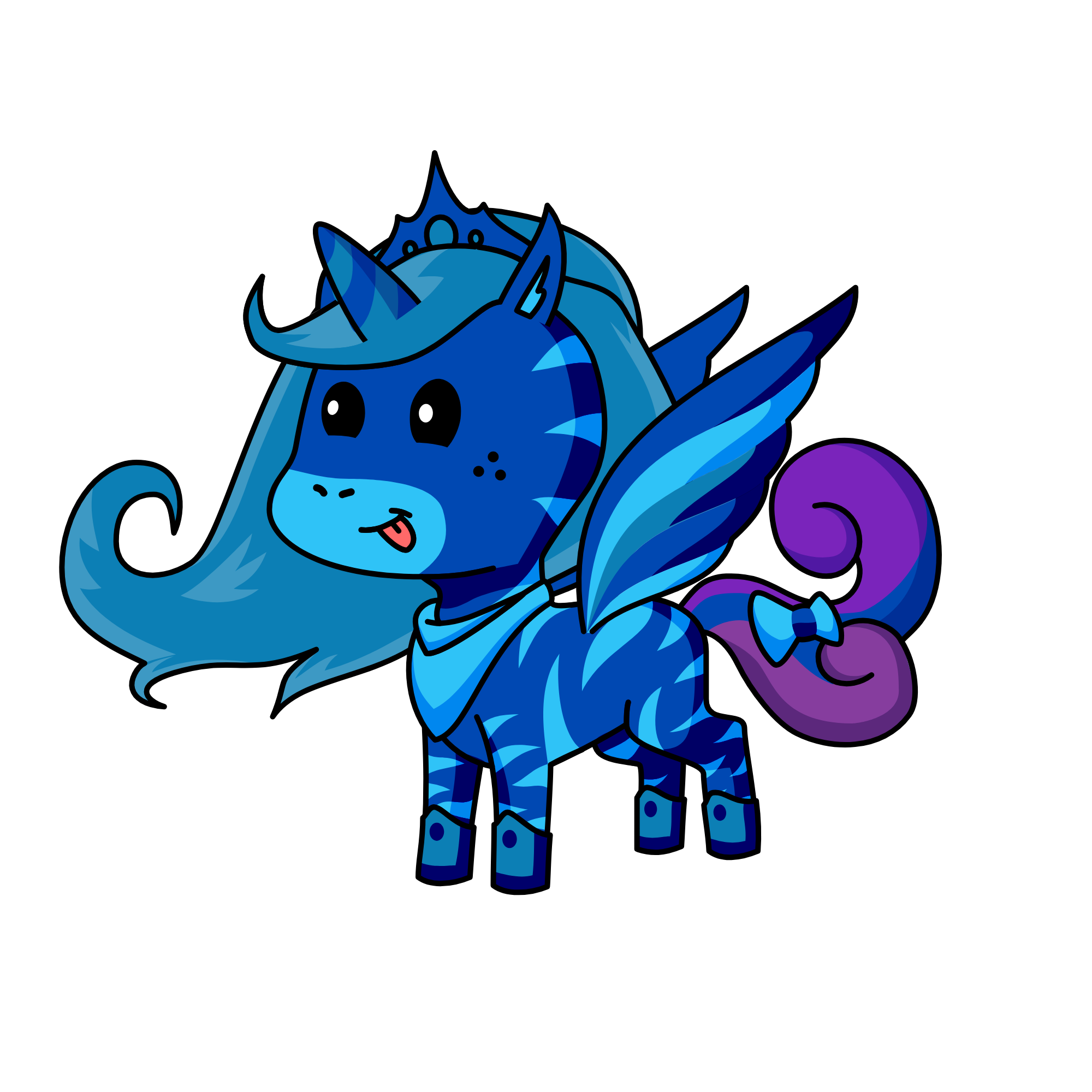 Moony Cutey, the unicorn