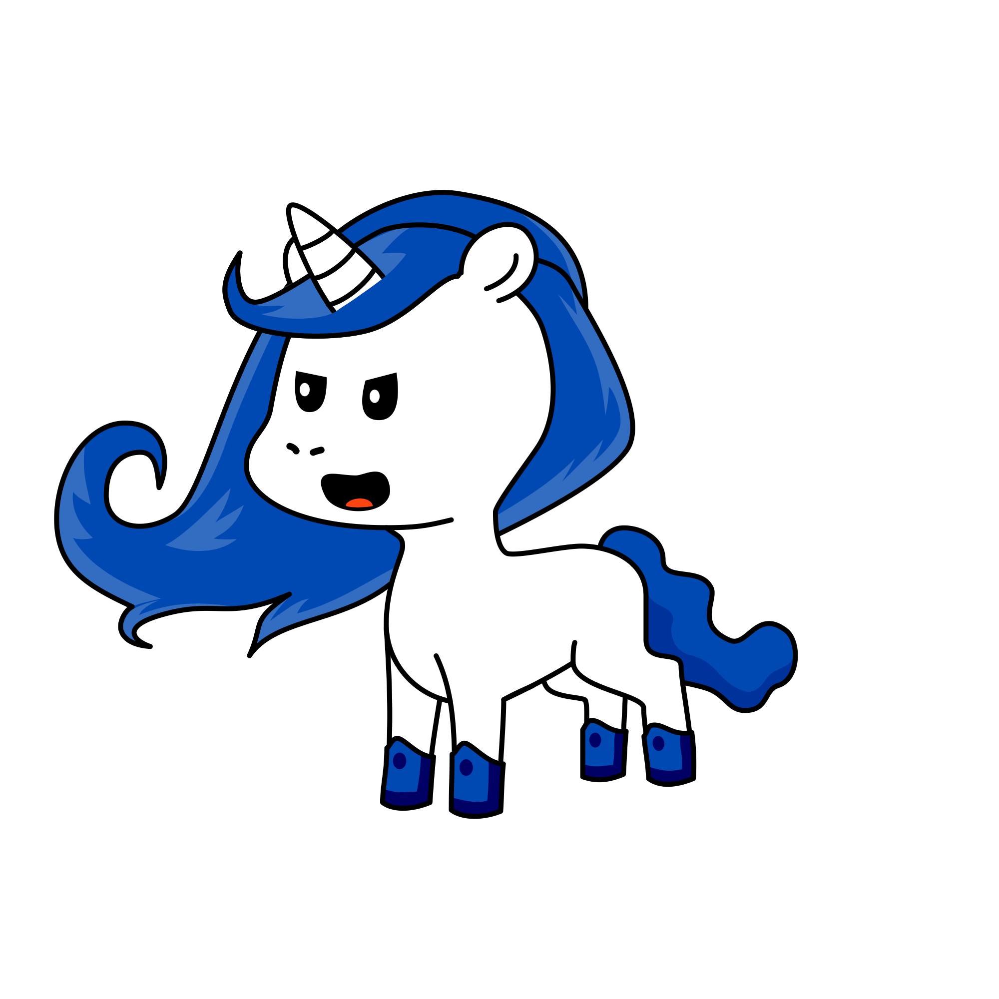 NavyVon, the unicorn