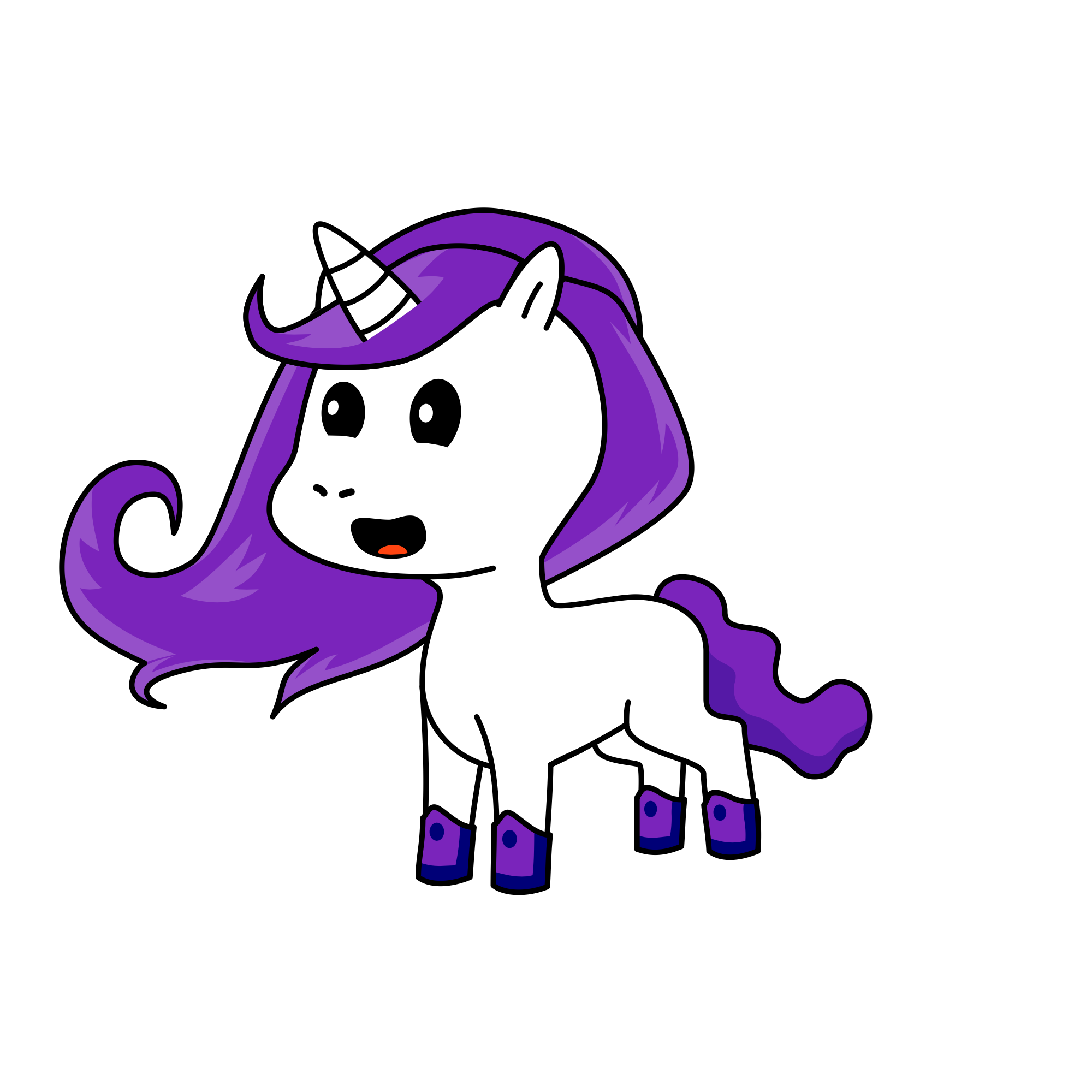 Jellybon, the unicorn