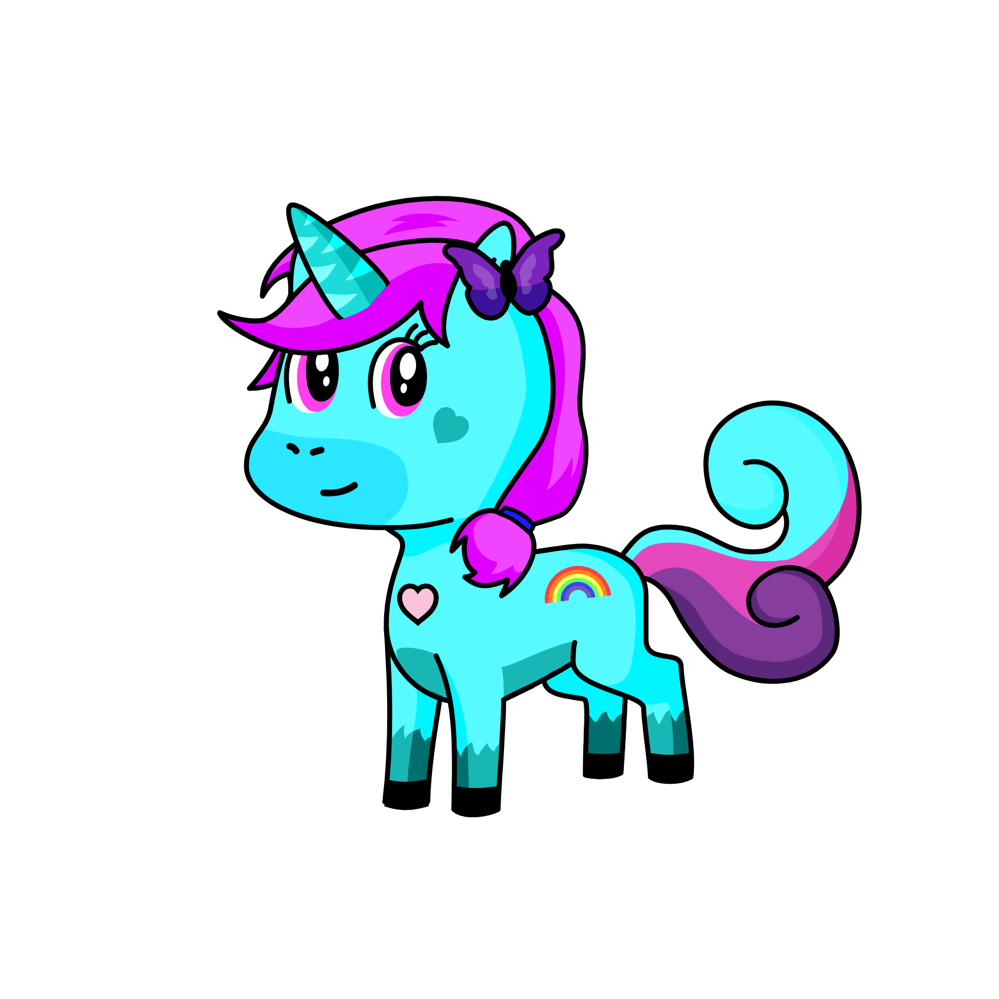 Cotton Candy, the unicorn