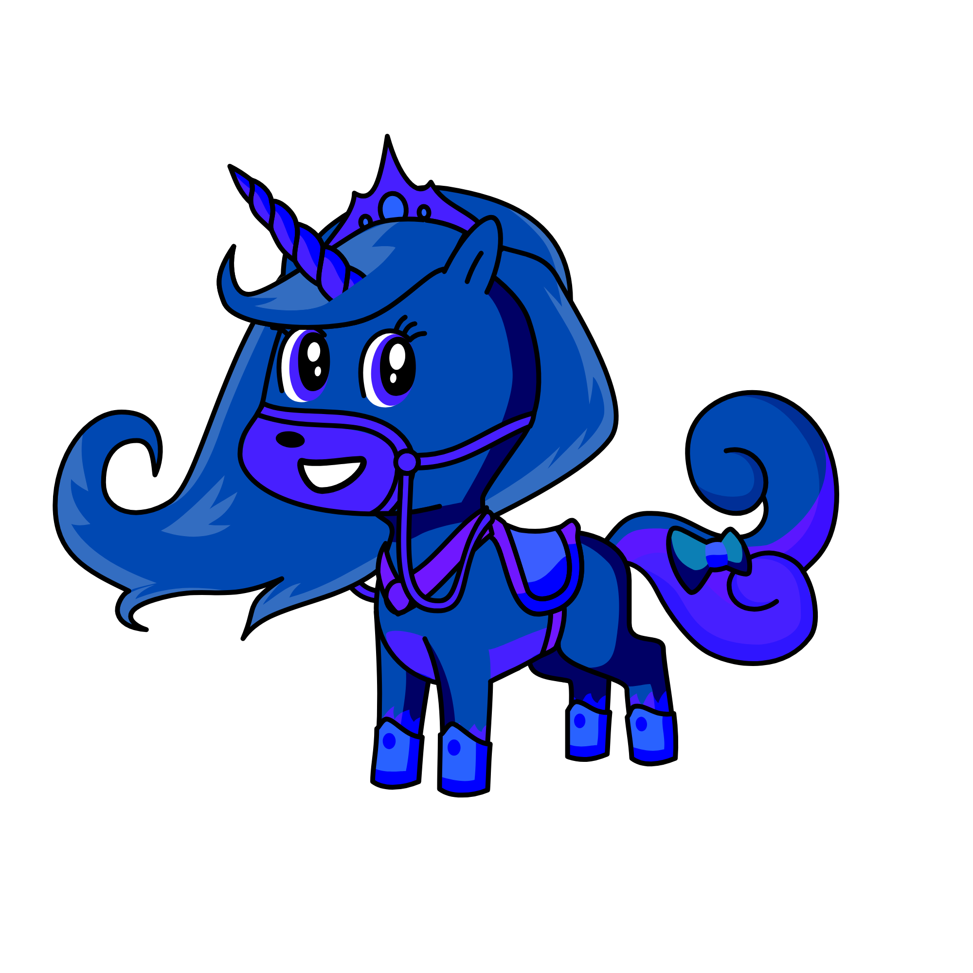 Moony, the unicorn