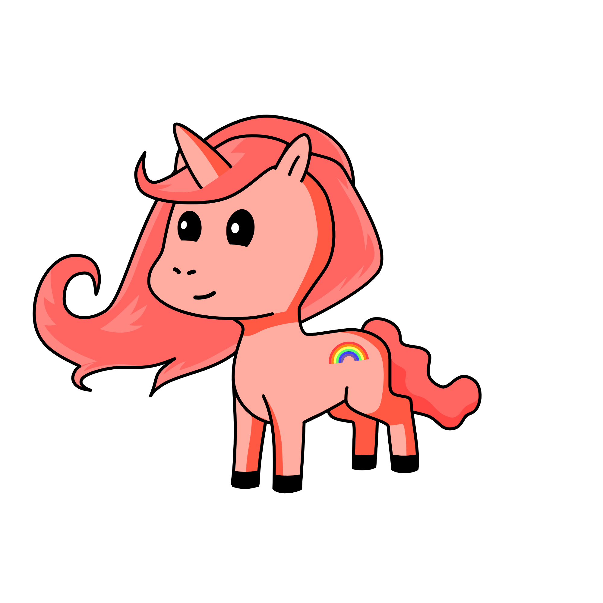 Pinkie pie, the unicorn