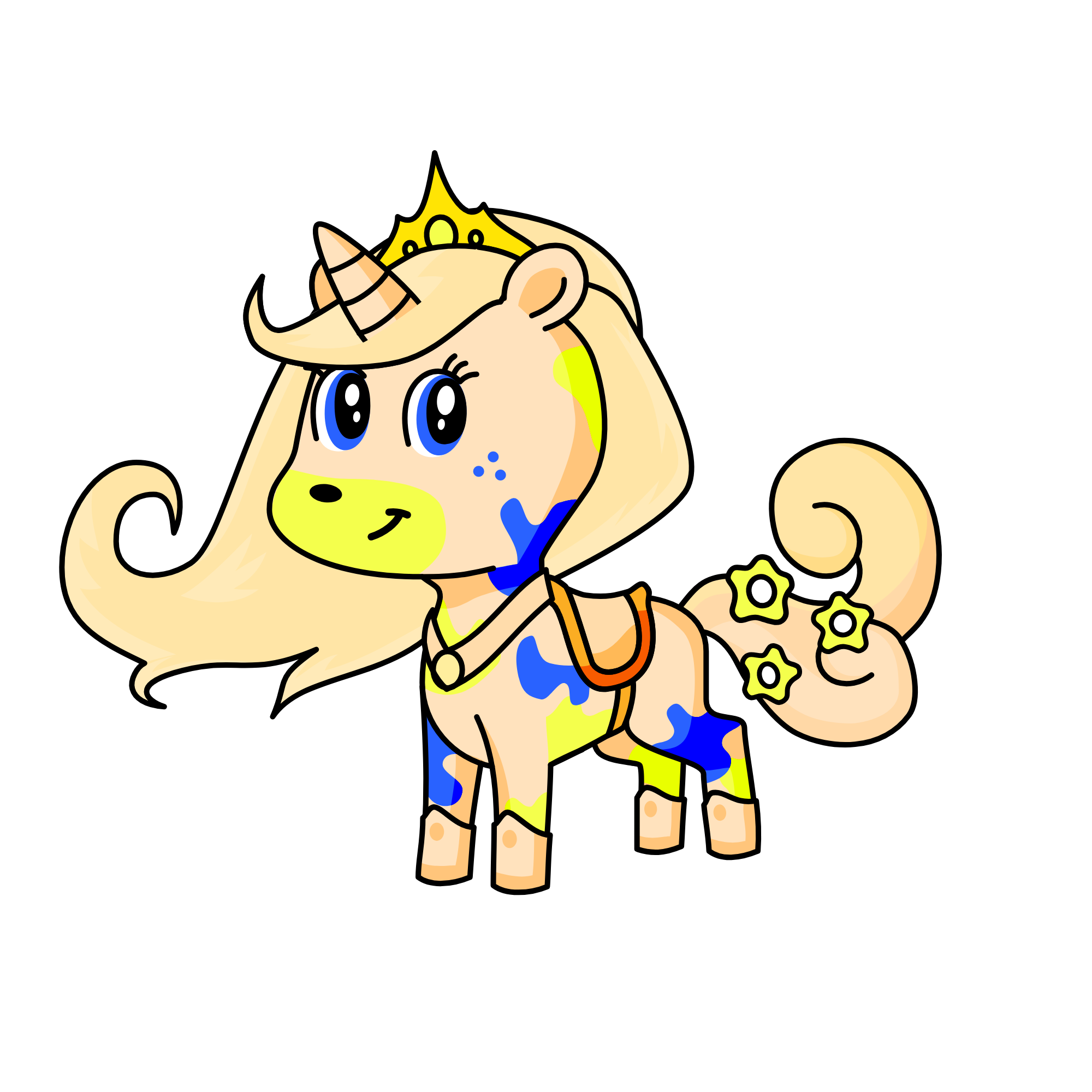 Princess Peach, the unicorn