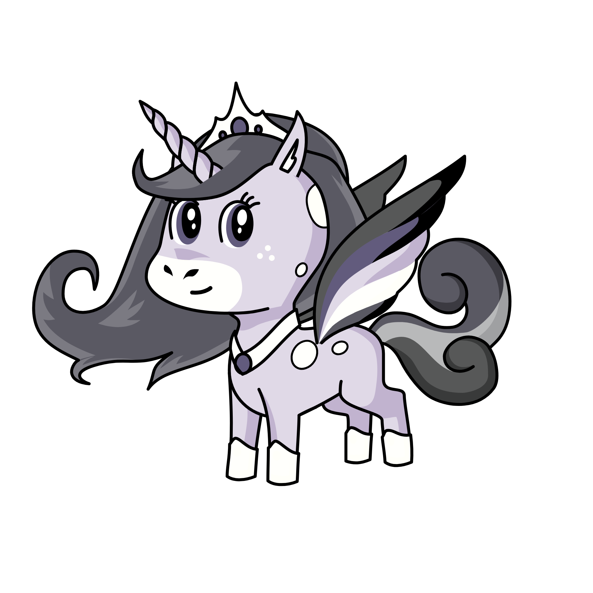 Princess Moon Fire, the unicorn