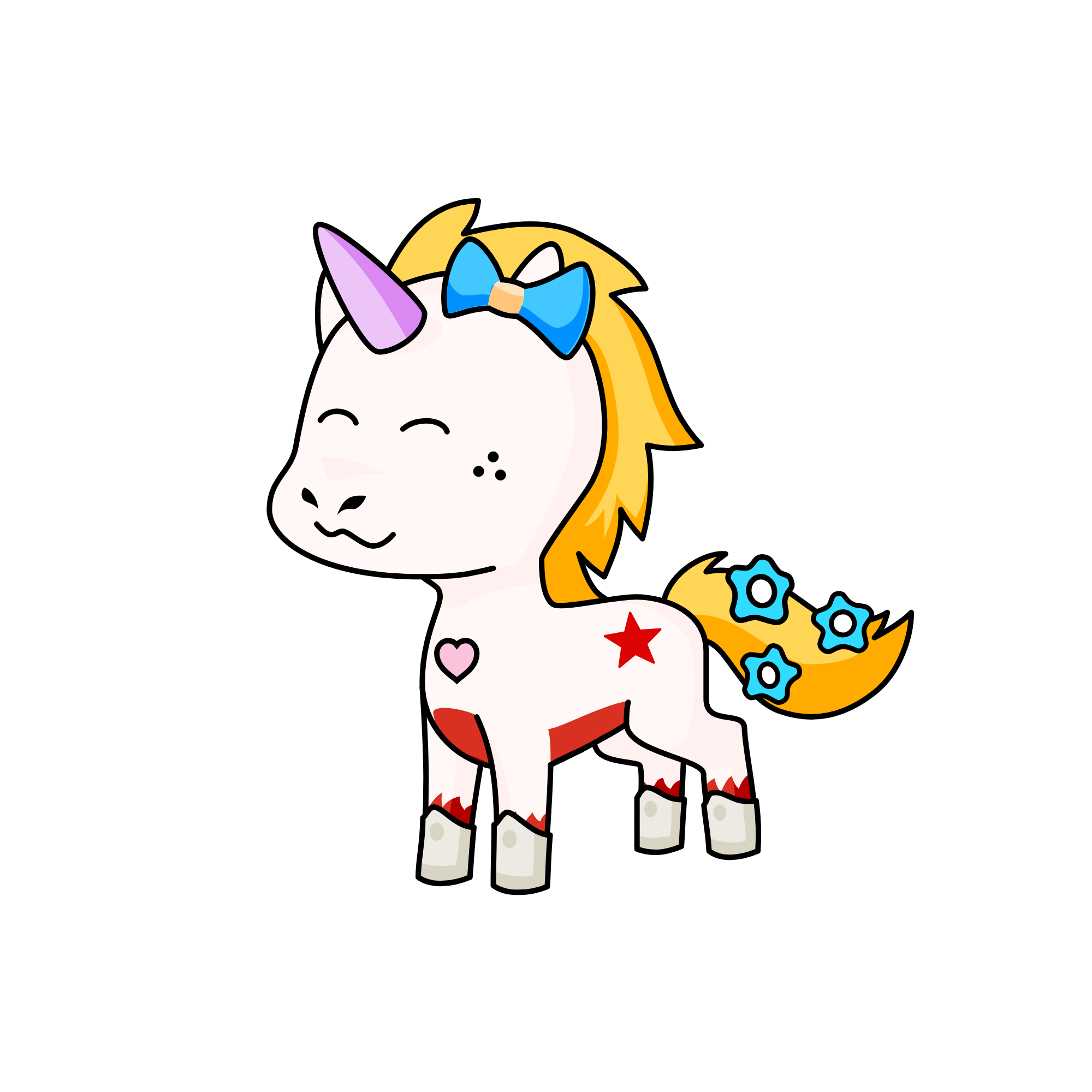 love hi, the unicorn