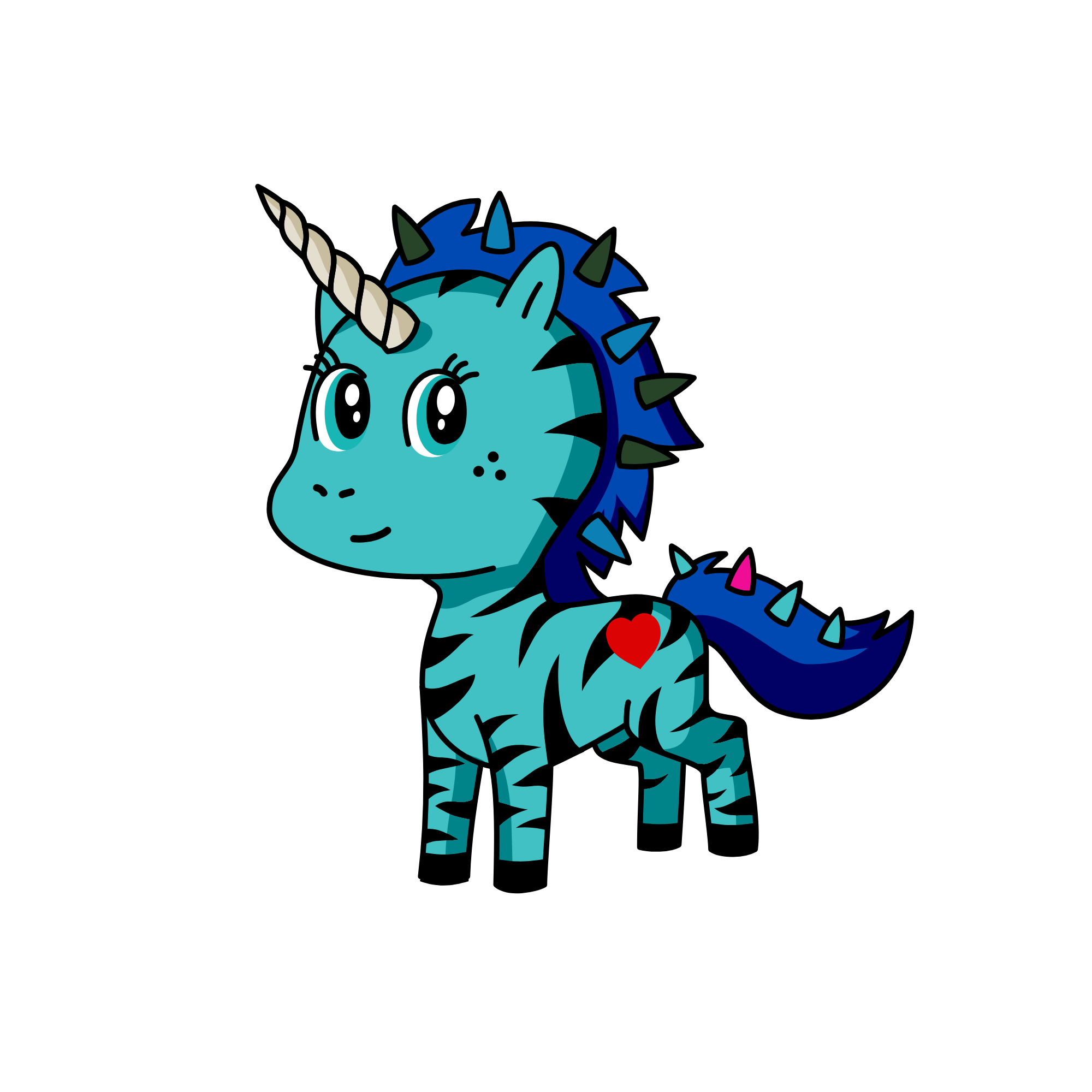 happy, the unicorn