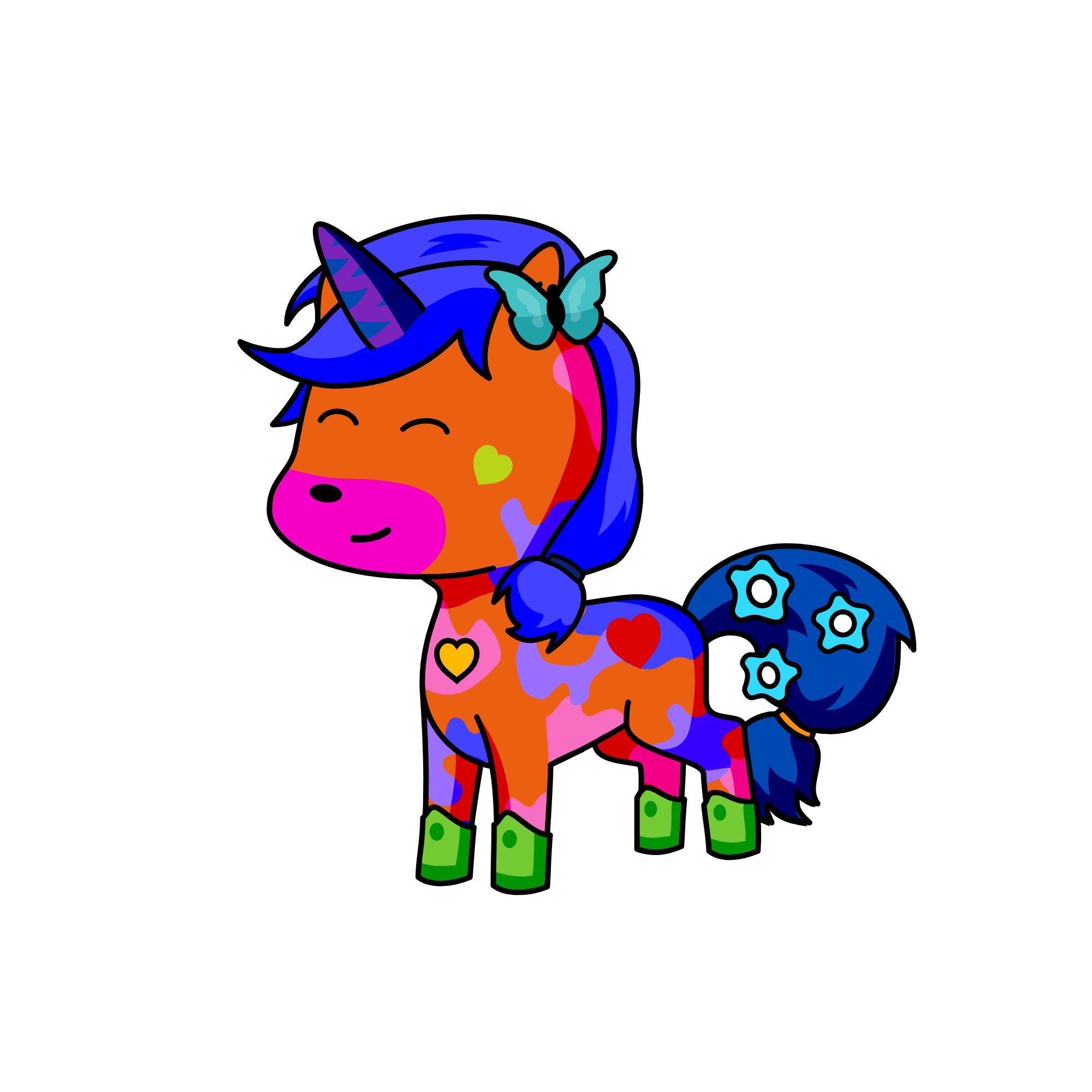 Love, the unicorn