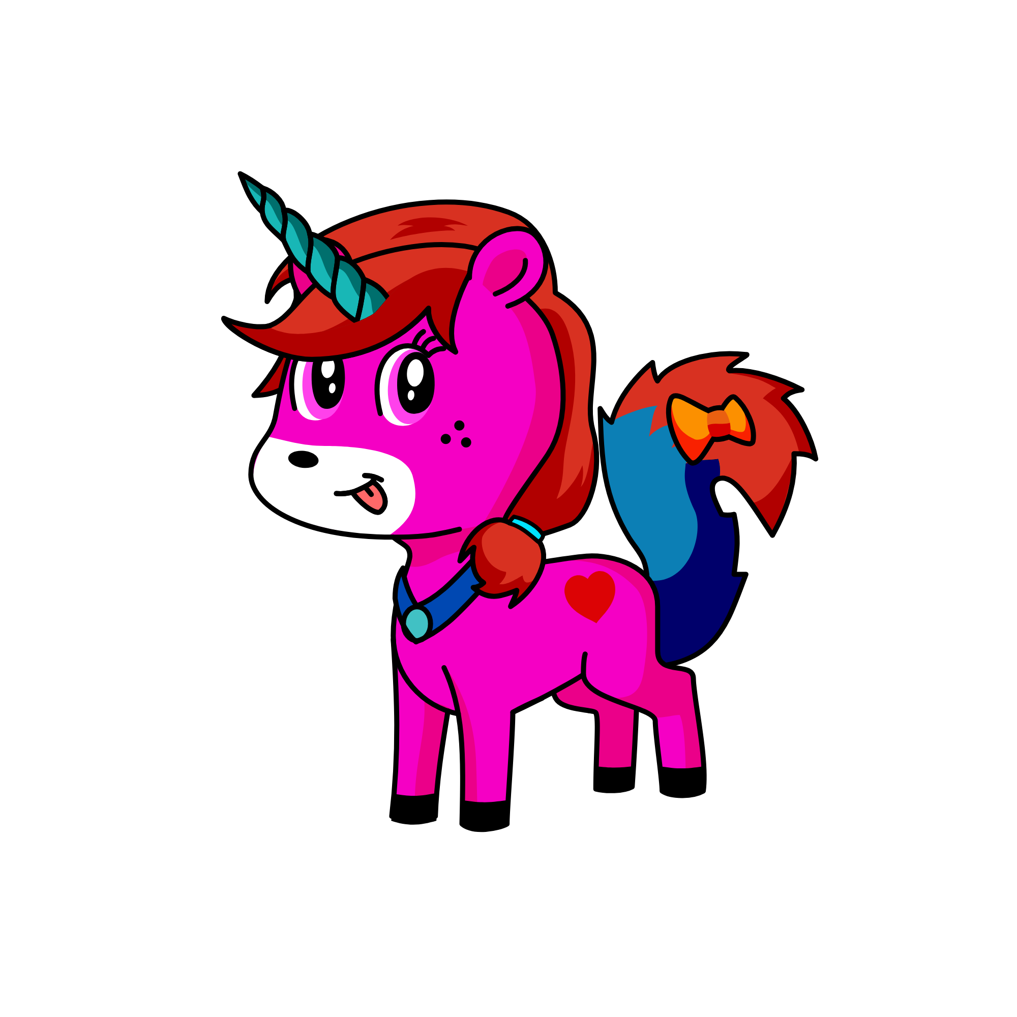 Noodles, the unicorn