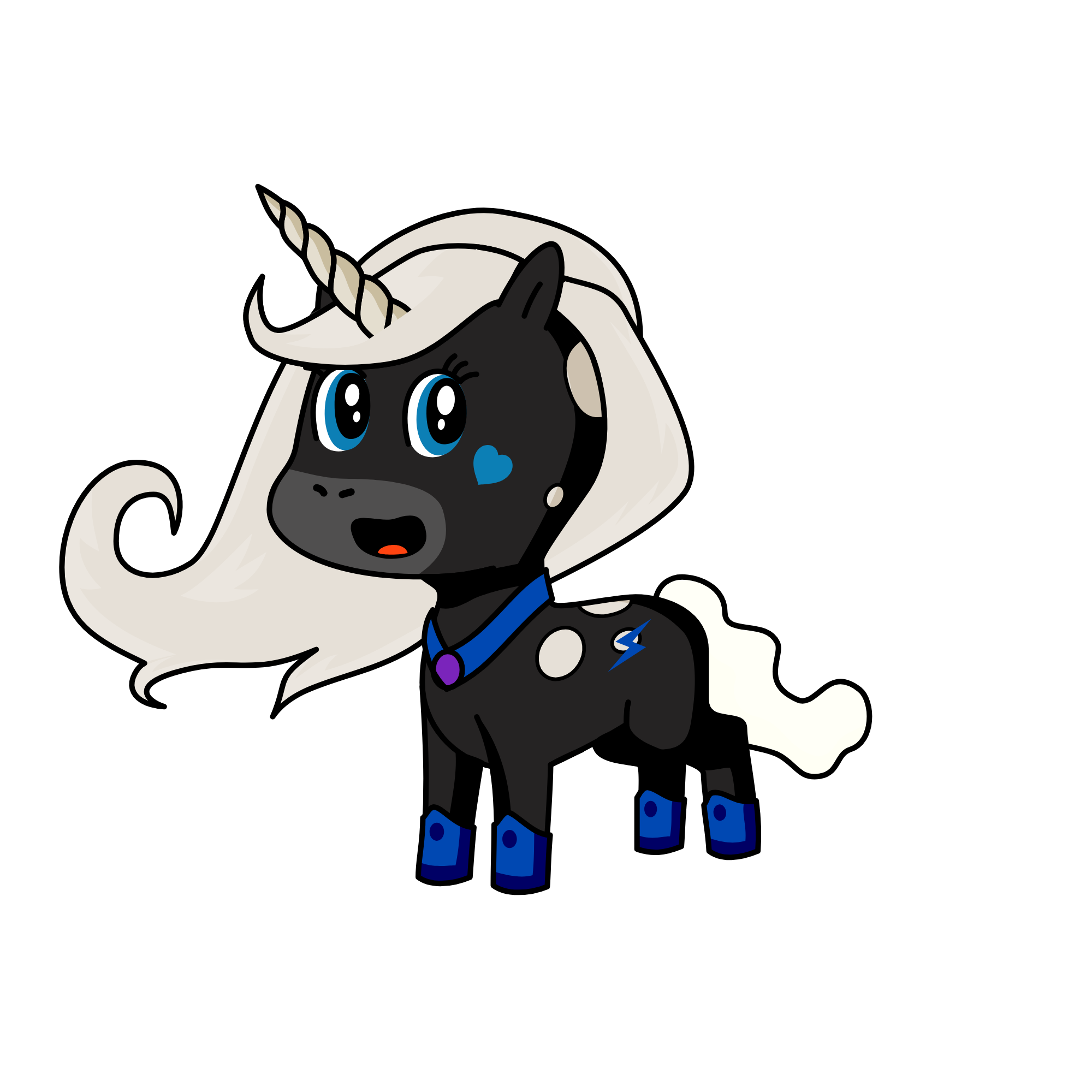 Luna, the unicorn