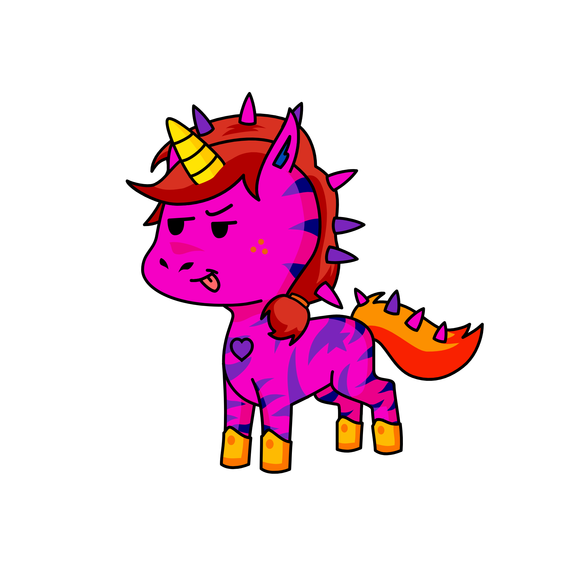 pinky, the unicorn