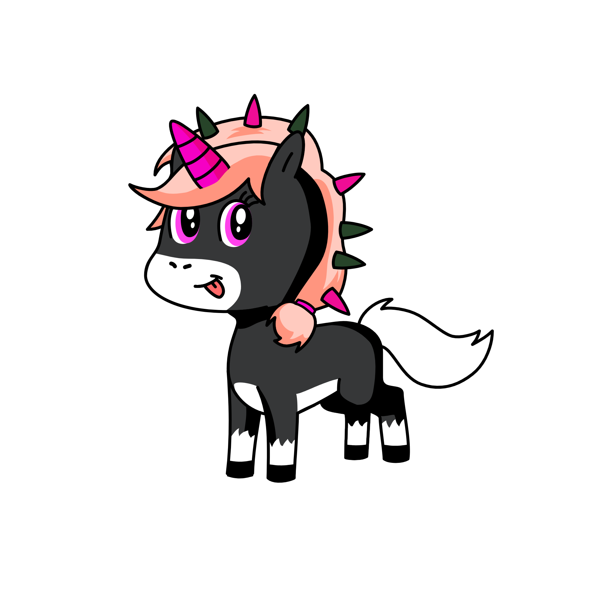 cupcake, the unicorn