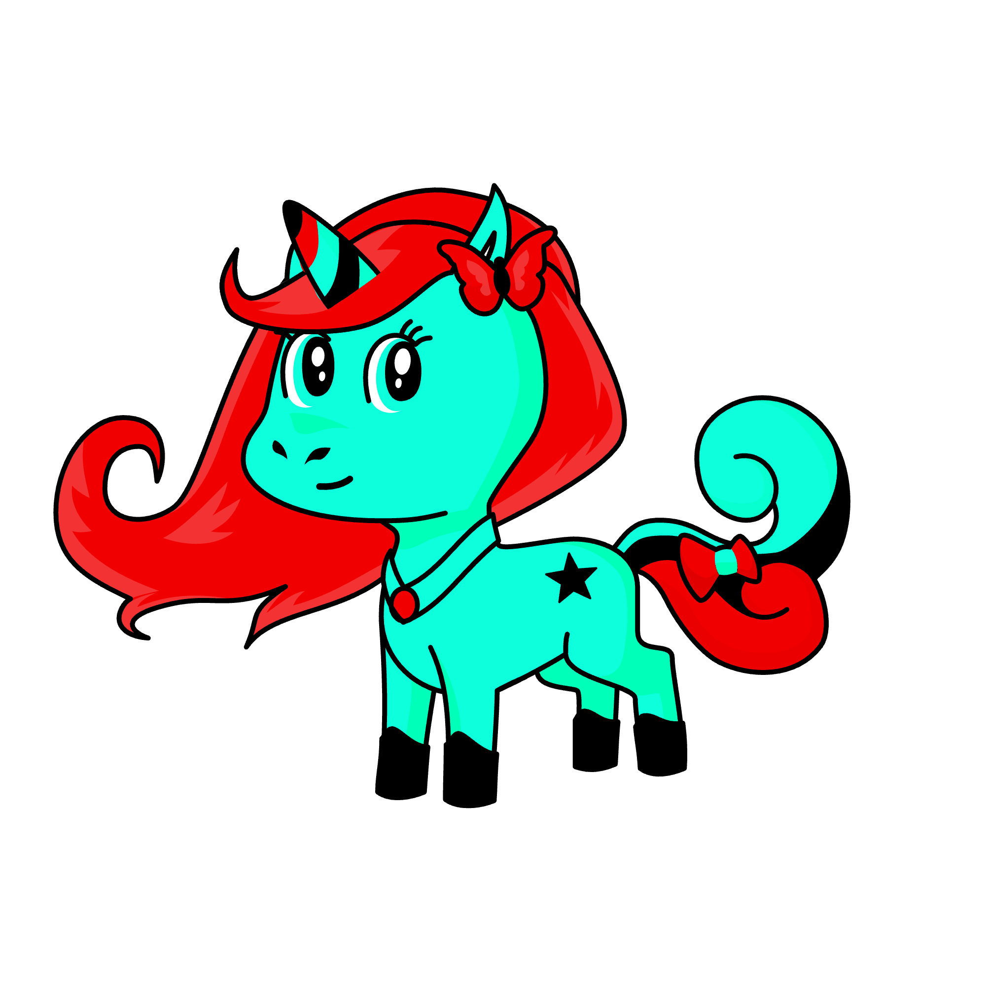 rainbow, the unicorn