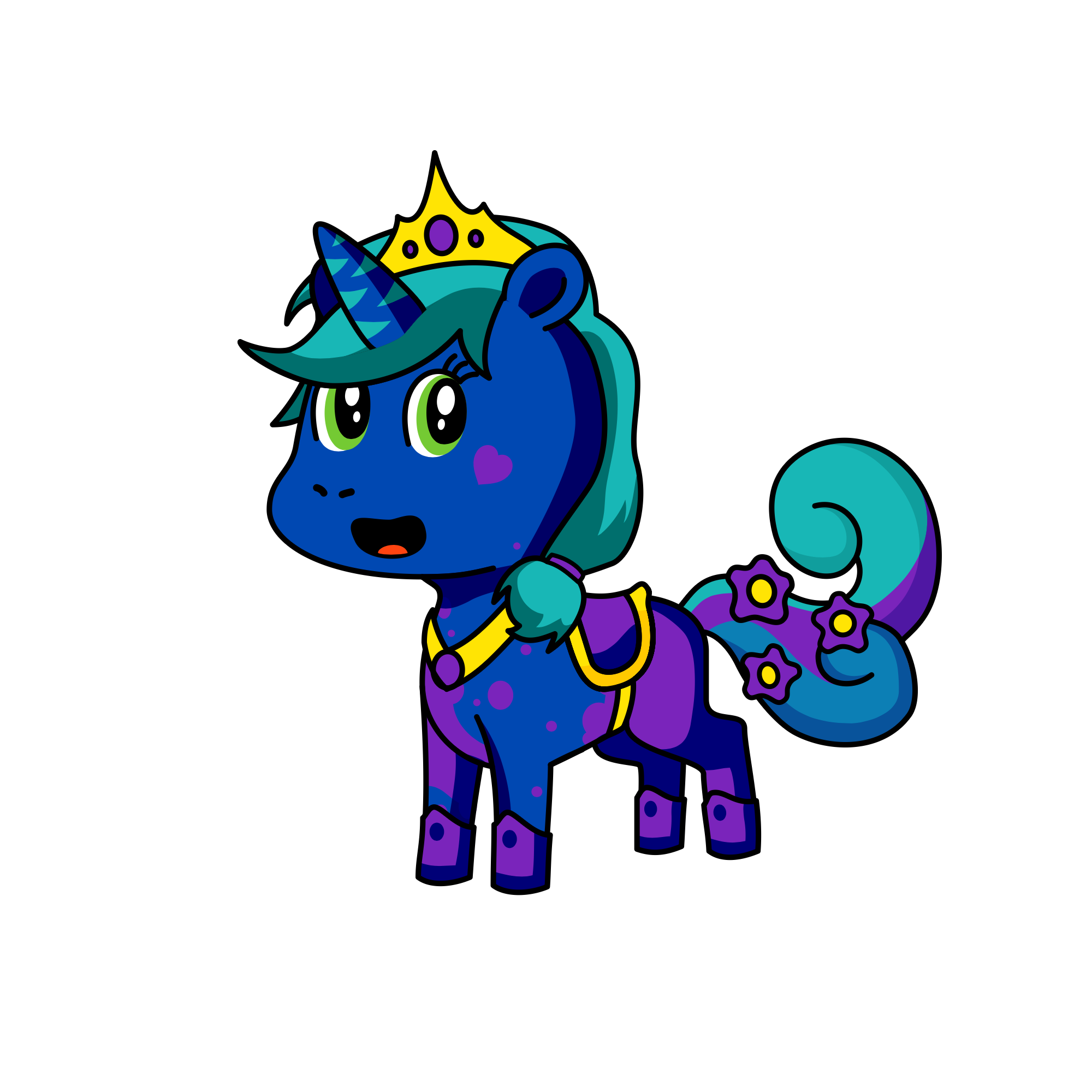 Lommime, the unicorn
