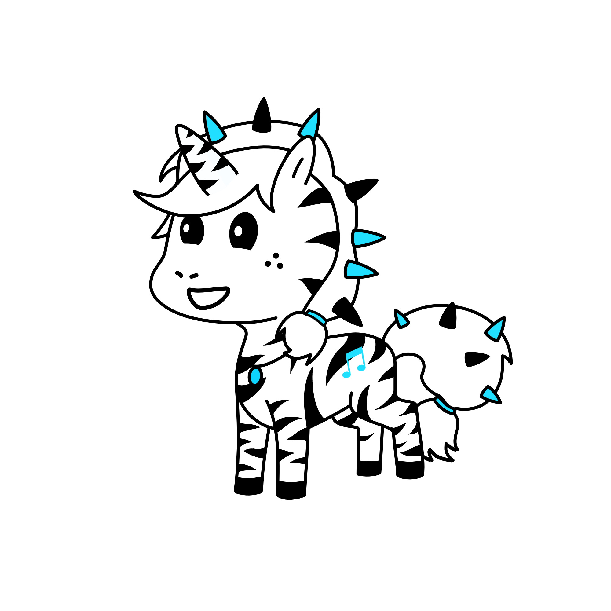 Zara Bleu, the unicorn