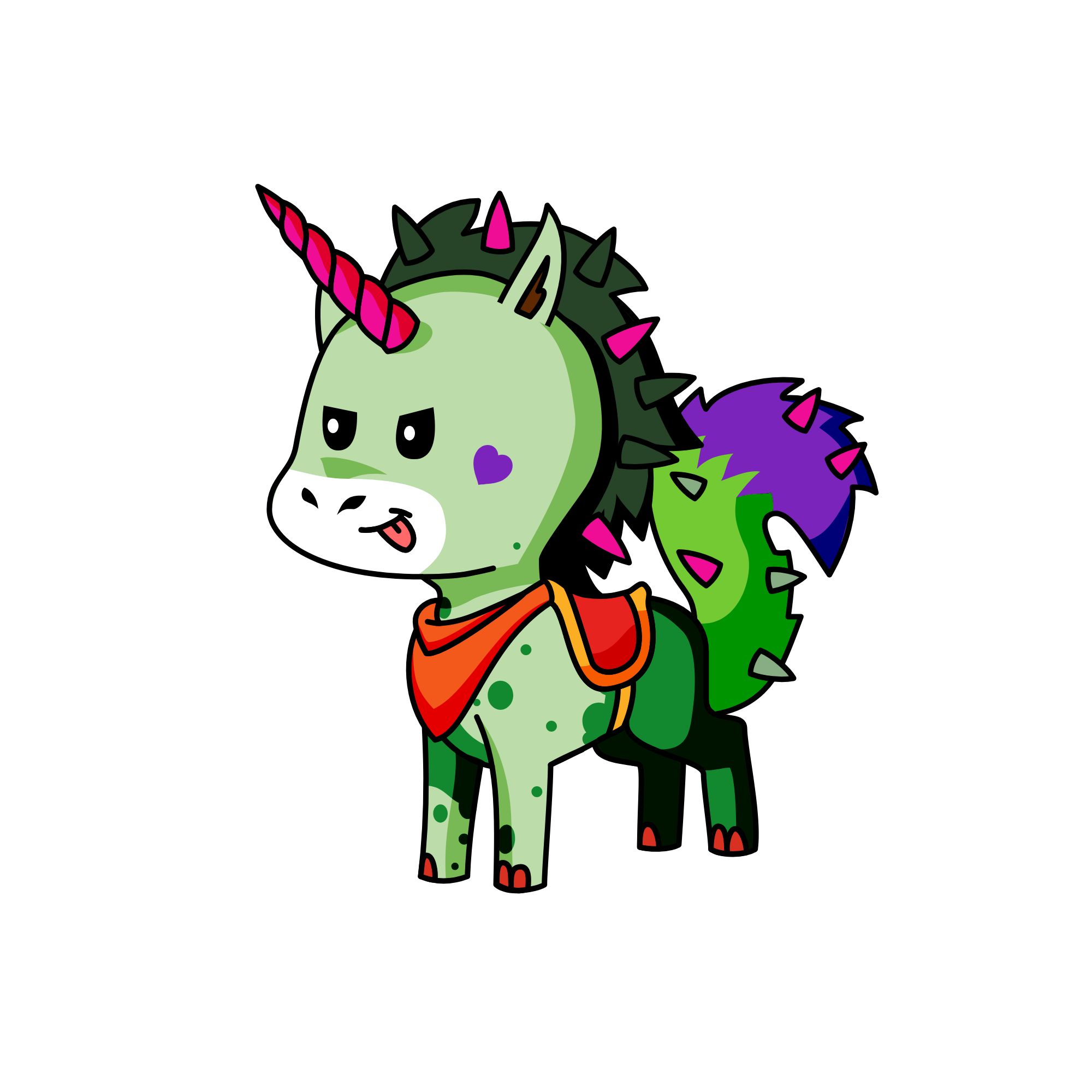 Spaghetti, the unicorn