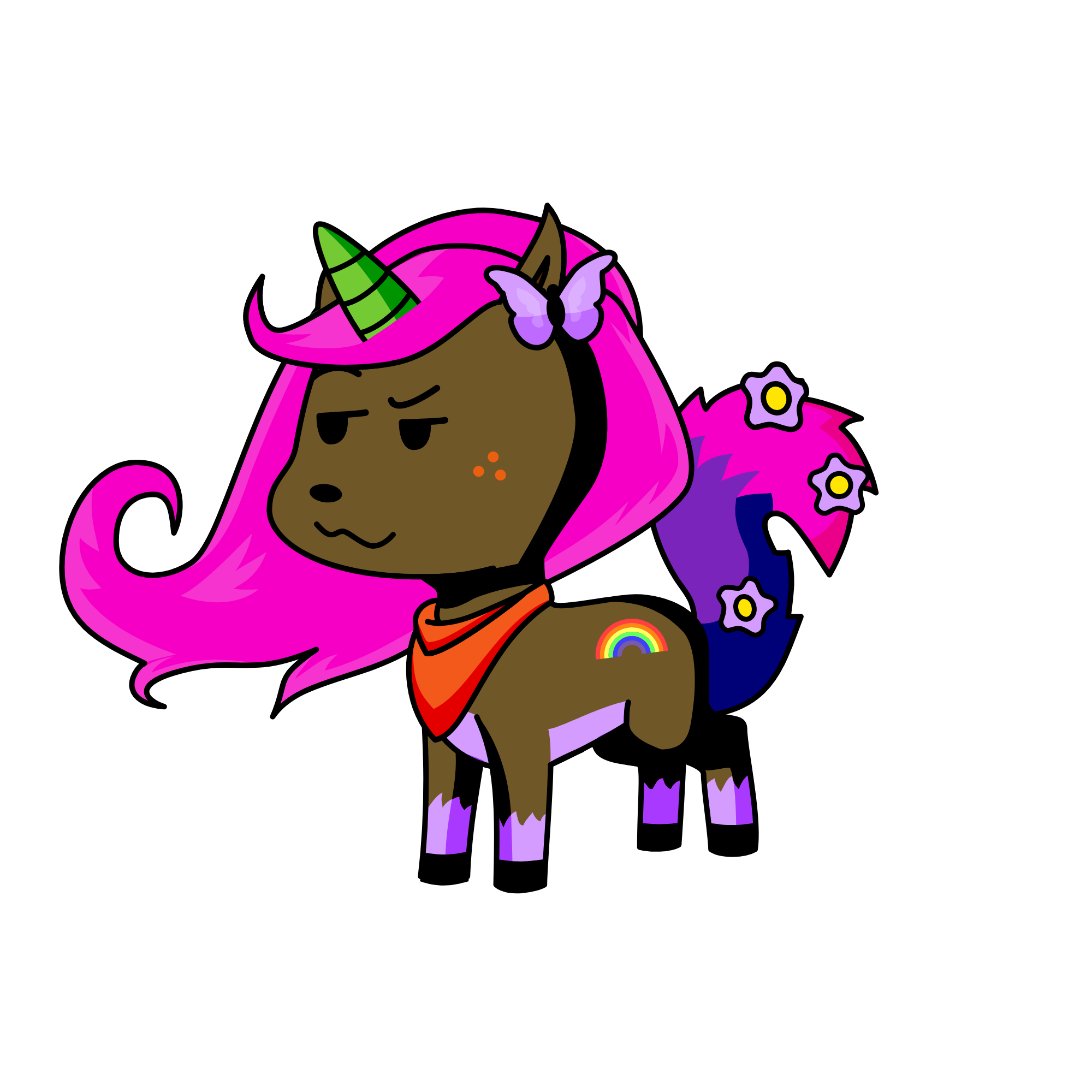 Bassie, the unicorn
