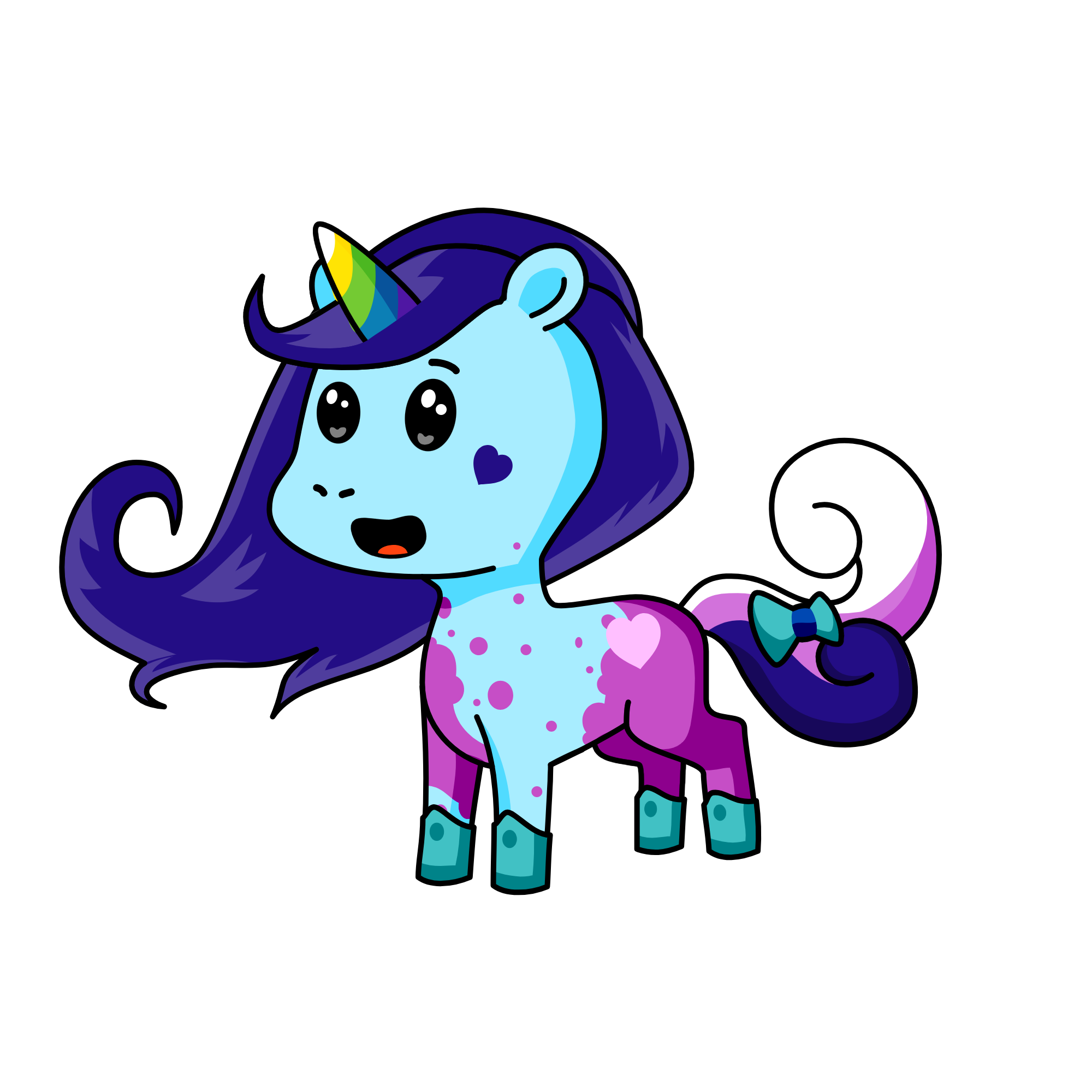 pinky, the unicorn