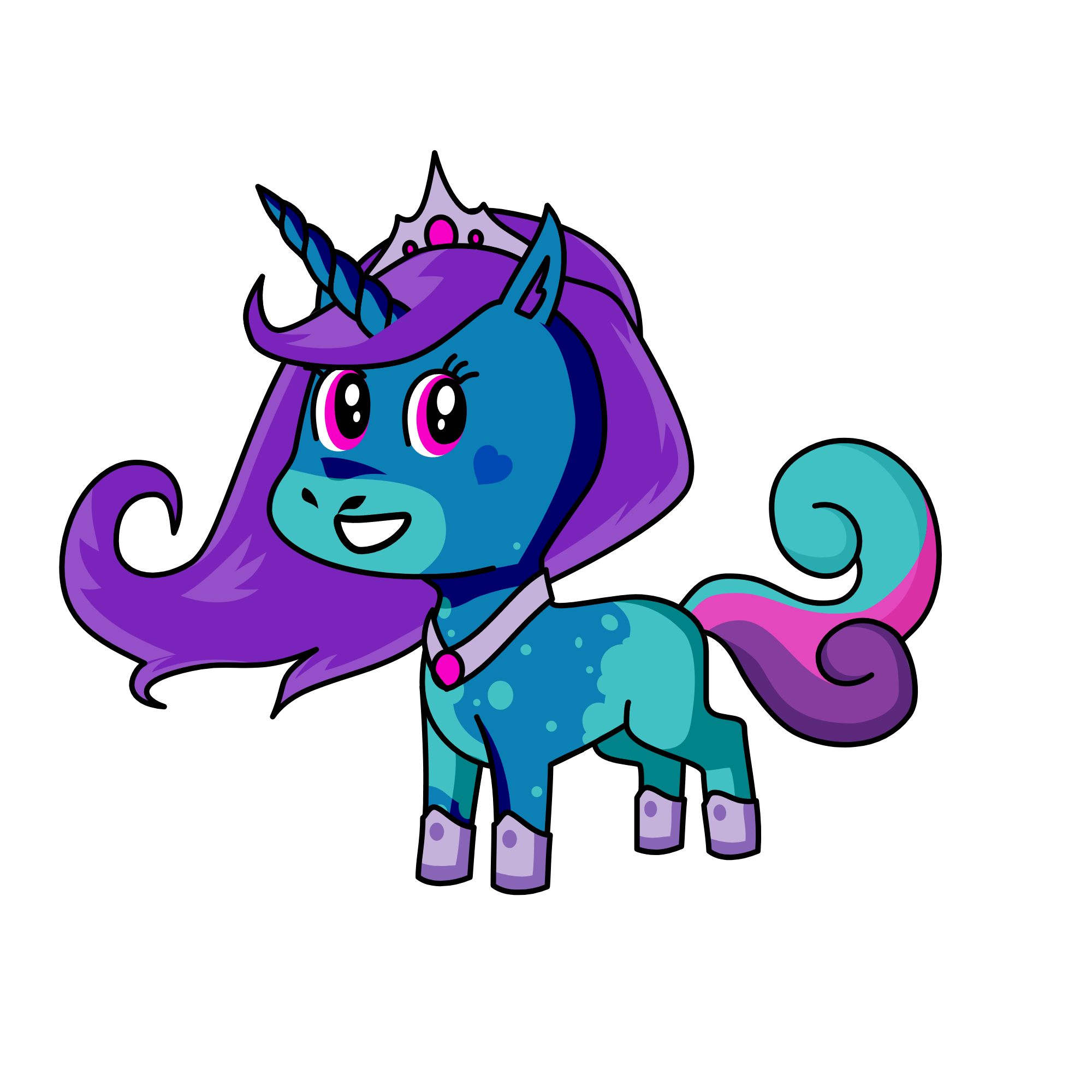 Moon Dancer, the unicorn