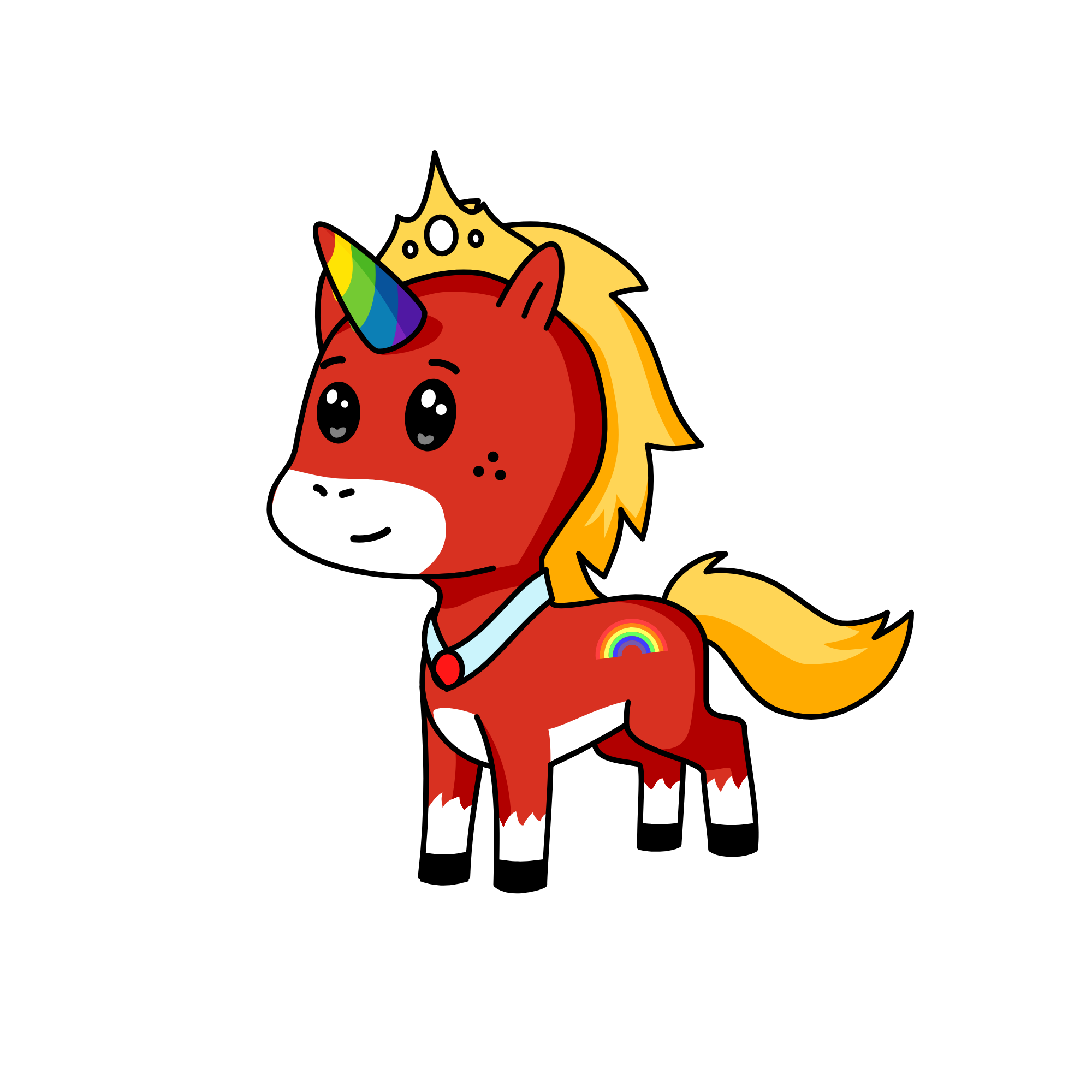 Hello Kitty, the unicorn