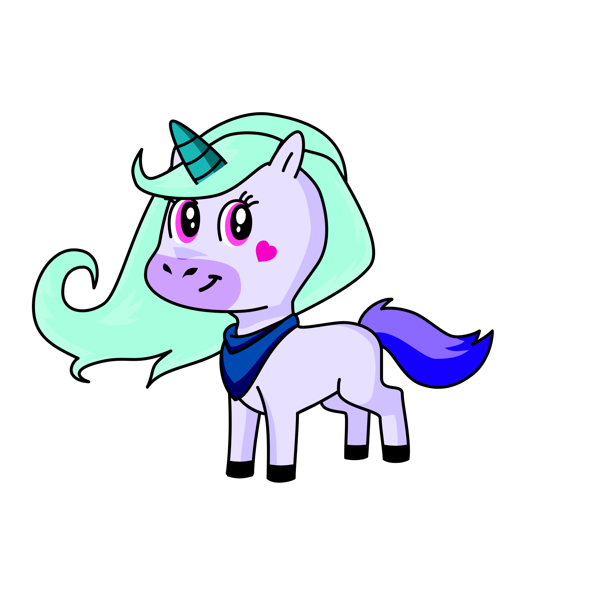 Cheeky, the unicorn