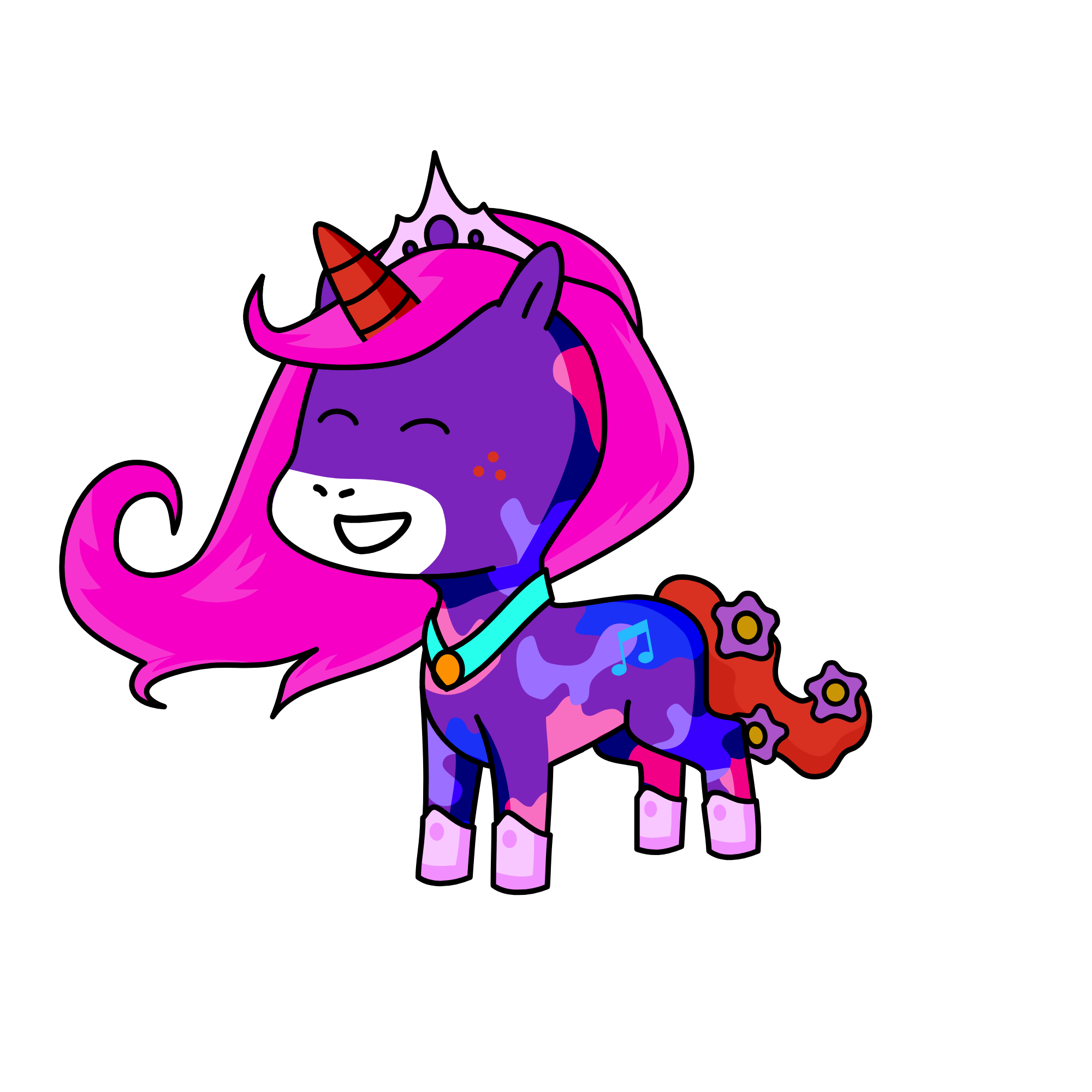 Moppsy, the unicorn