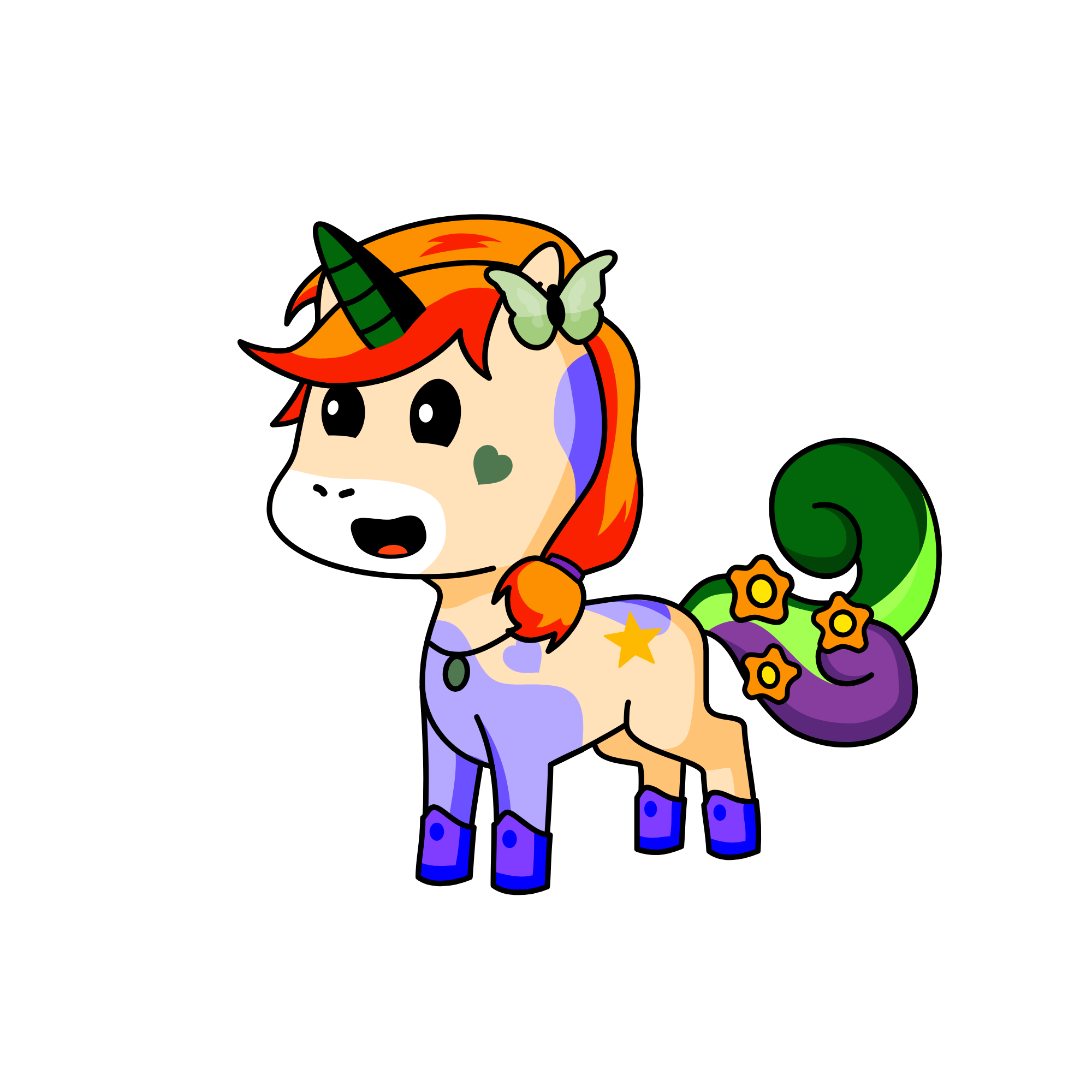 Ashley, the unicorn