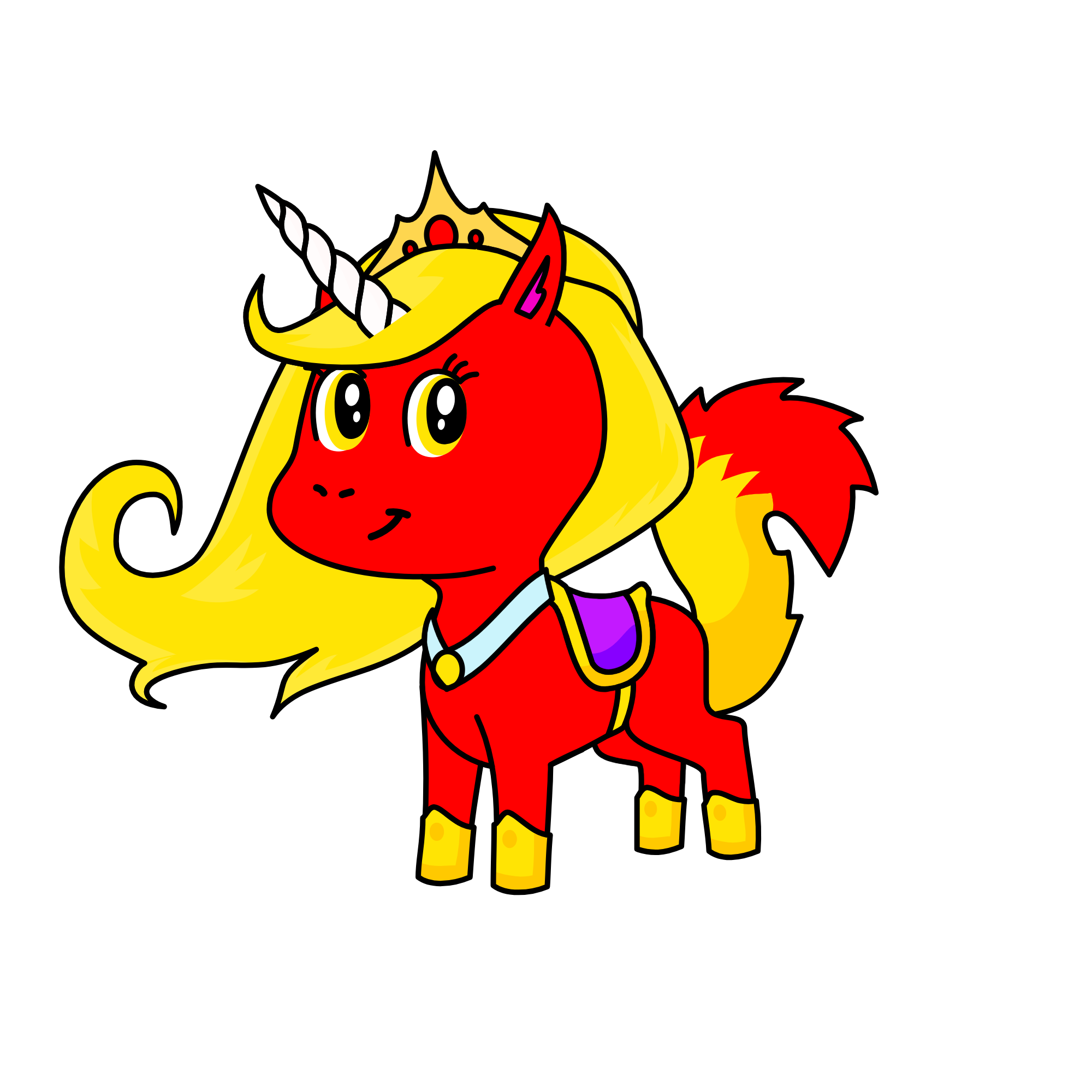queen lunar new year, the unicorn